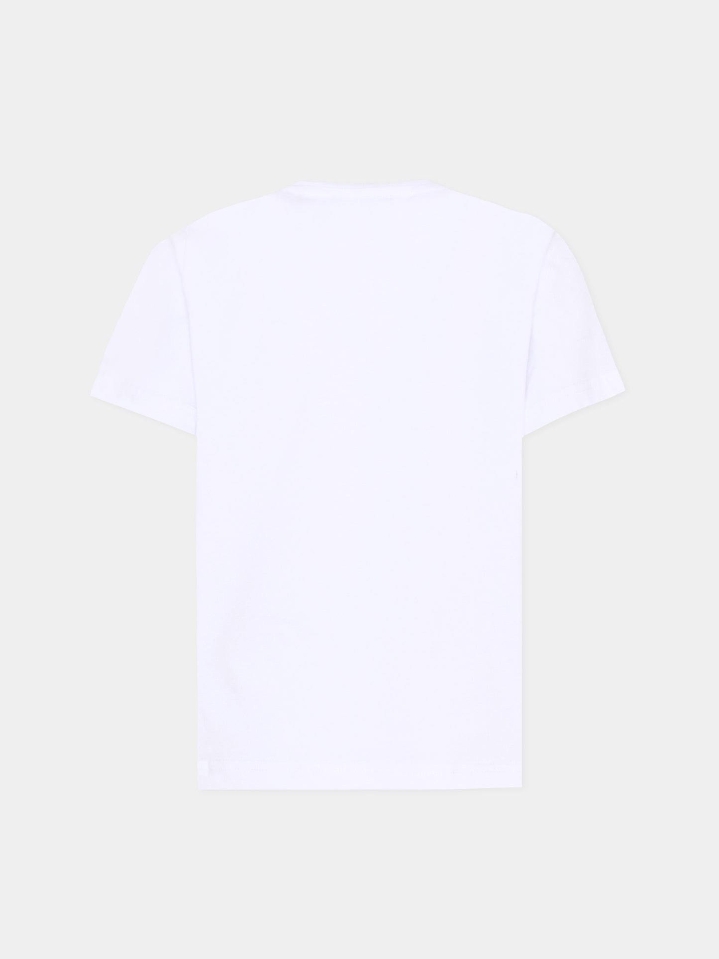 T-shirt bianca per bambino con logo,Dsquared2,DQ3164 D0015 DQ100