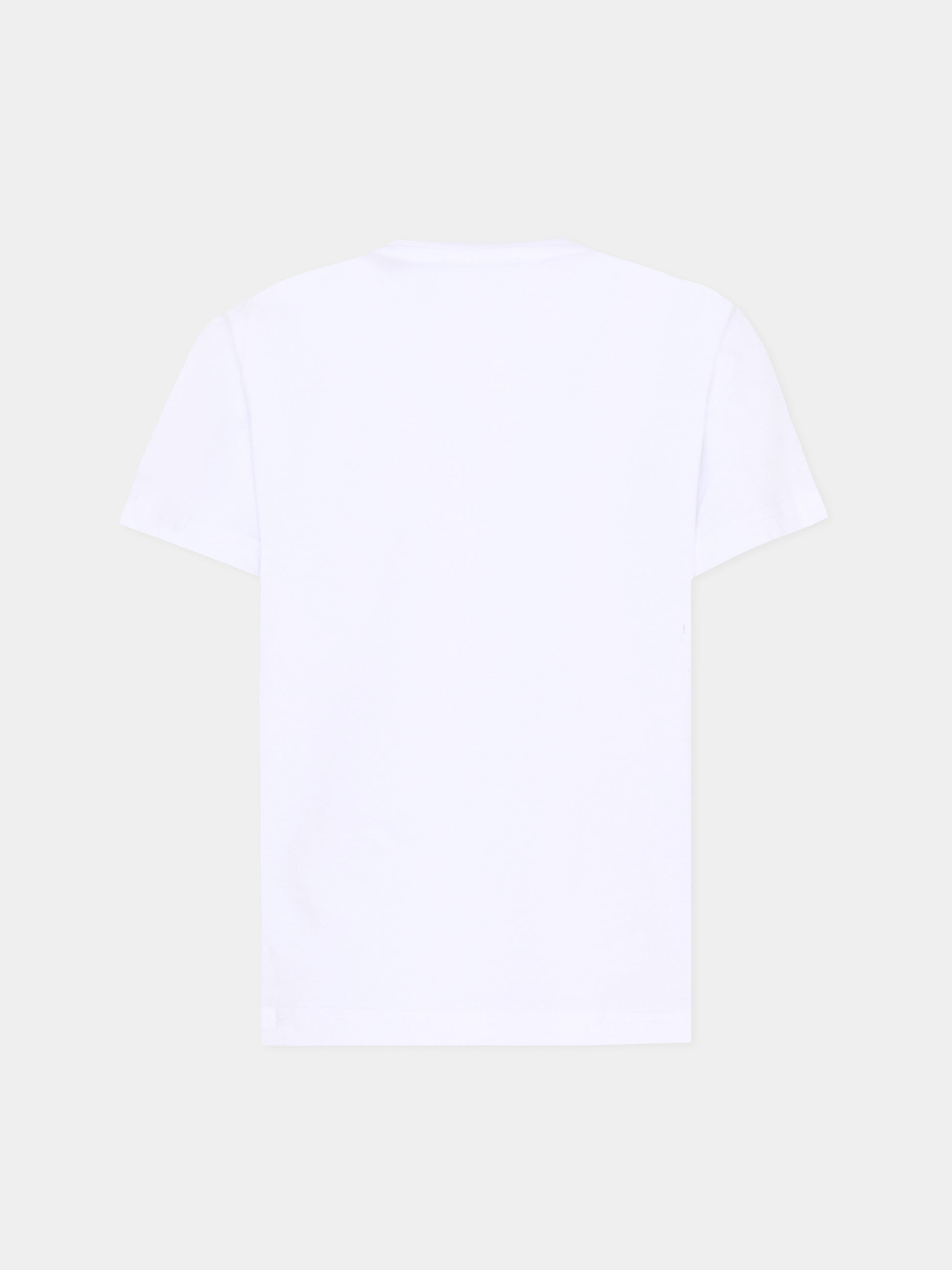 T-shirt bianca per bambino con logo,Dsquared2,DQ3164 D0015 DQ100