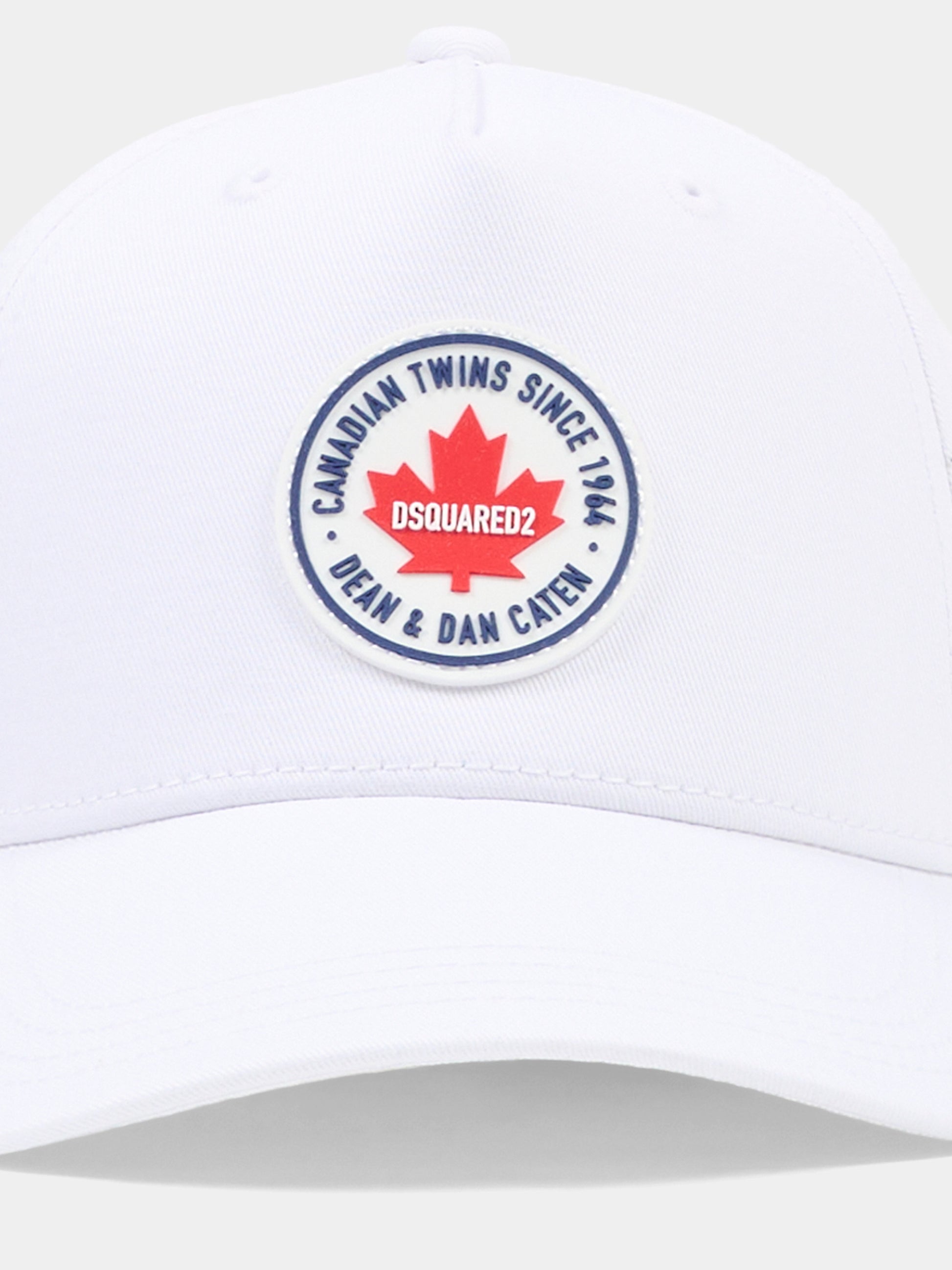 Cappello bianco per bambino con logo,Dsquared2,DQ3253 D00YT DQ100