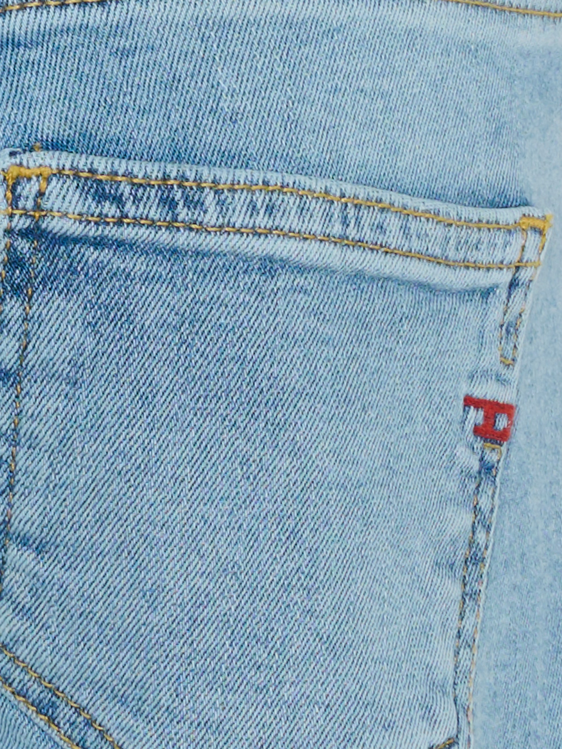 Jeans denim per bambina con logo,Diesel,J00801 KXBSX K01