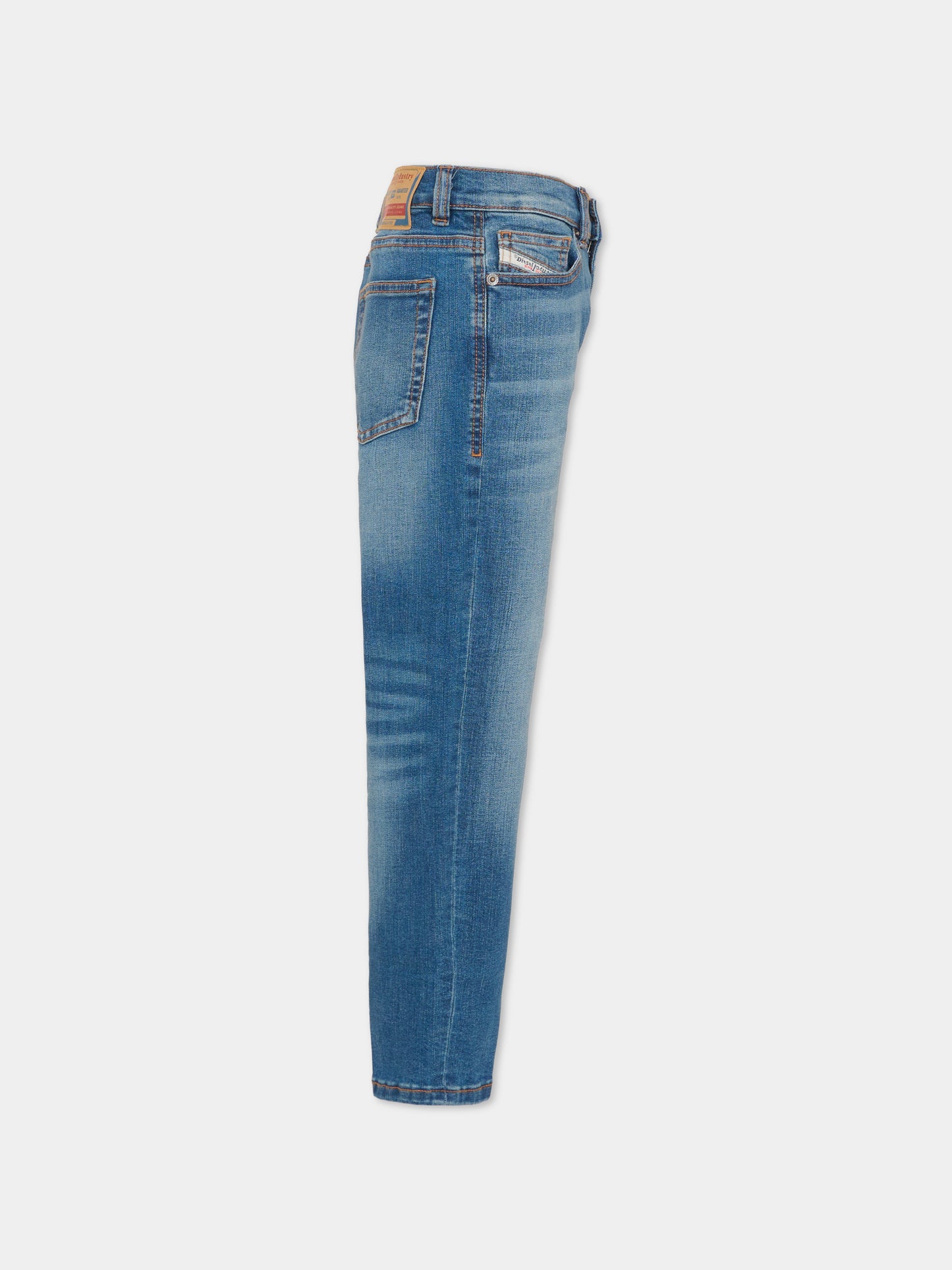 Jeans denim per bambino con logo,Diesel,J00808 KXBRA K01