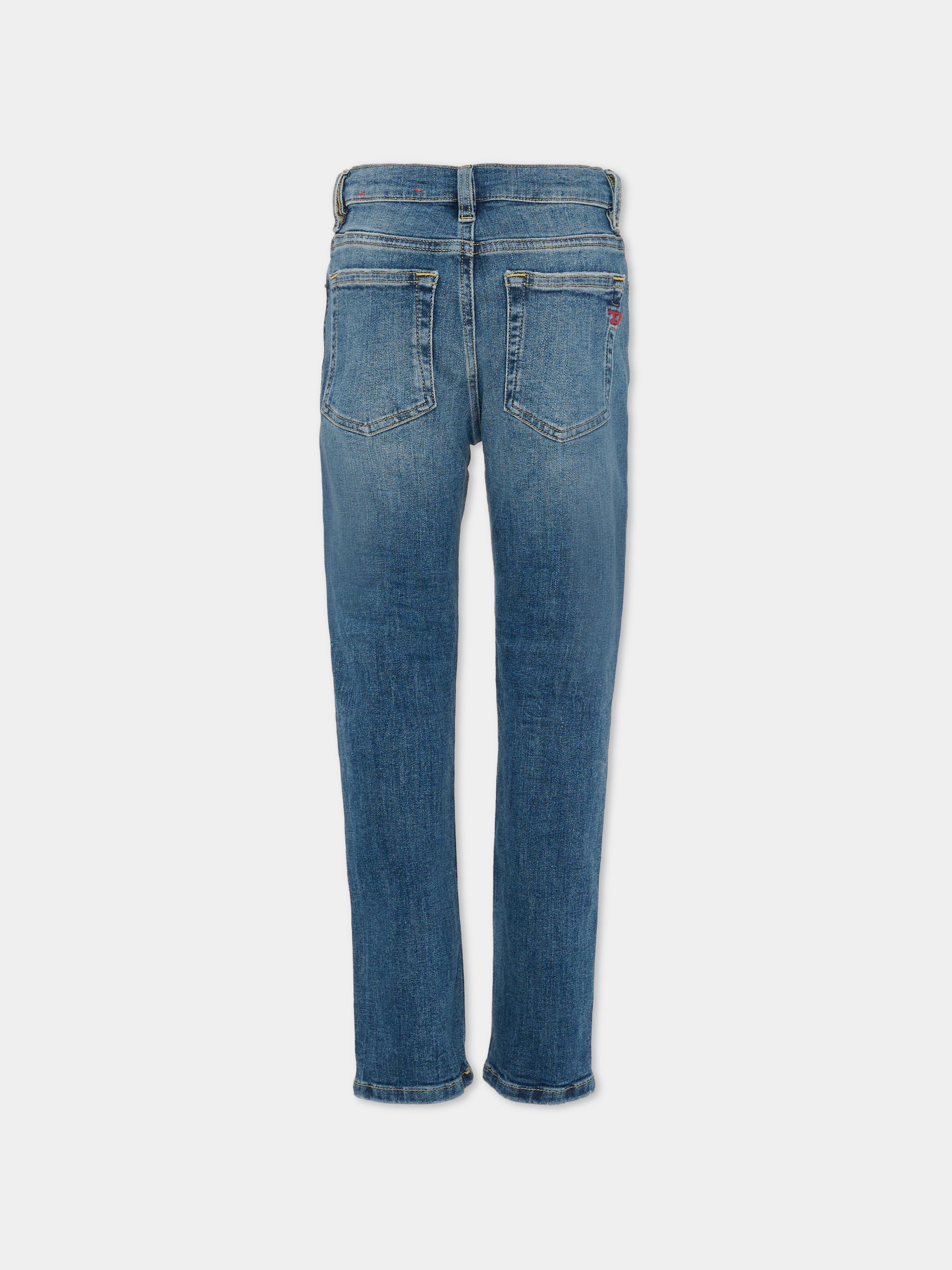 Jeans denim per bambino con logo,Diesel,J00809 KXBS1 K01