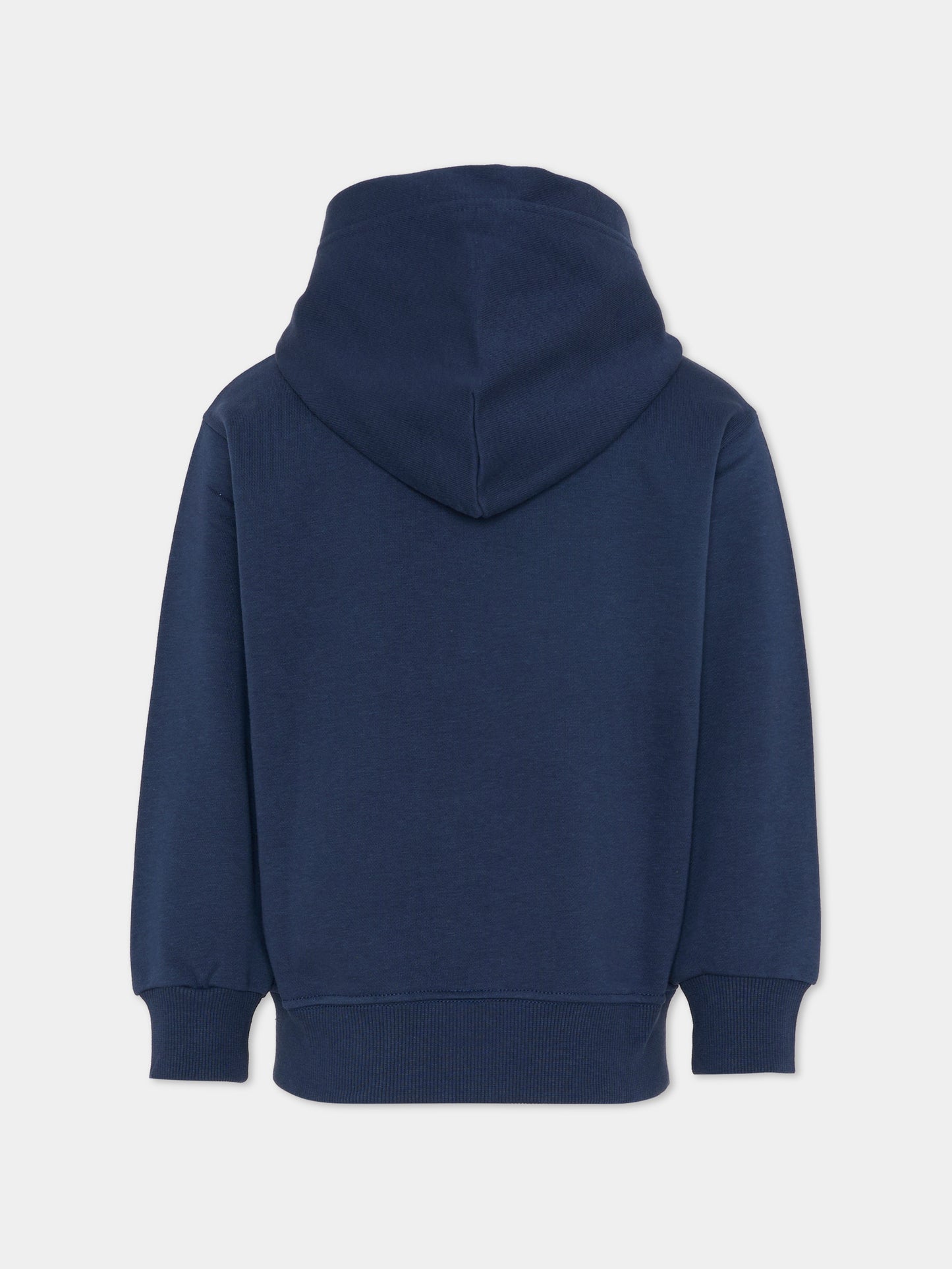 Felpa blu per bambini con logo,Diesel,J02484 KYAZ3 K8AT