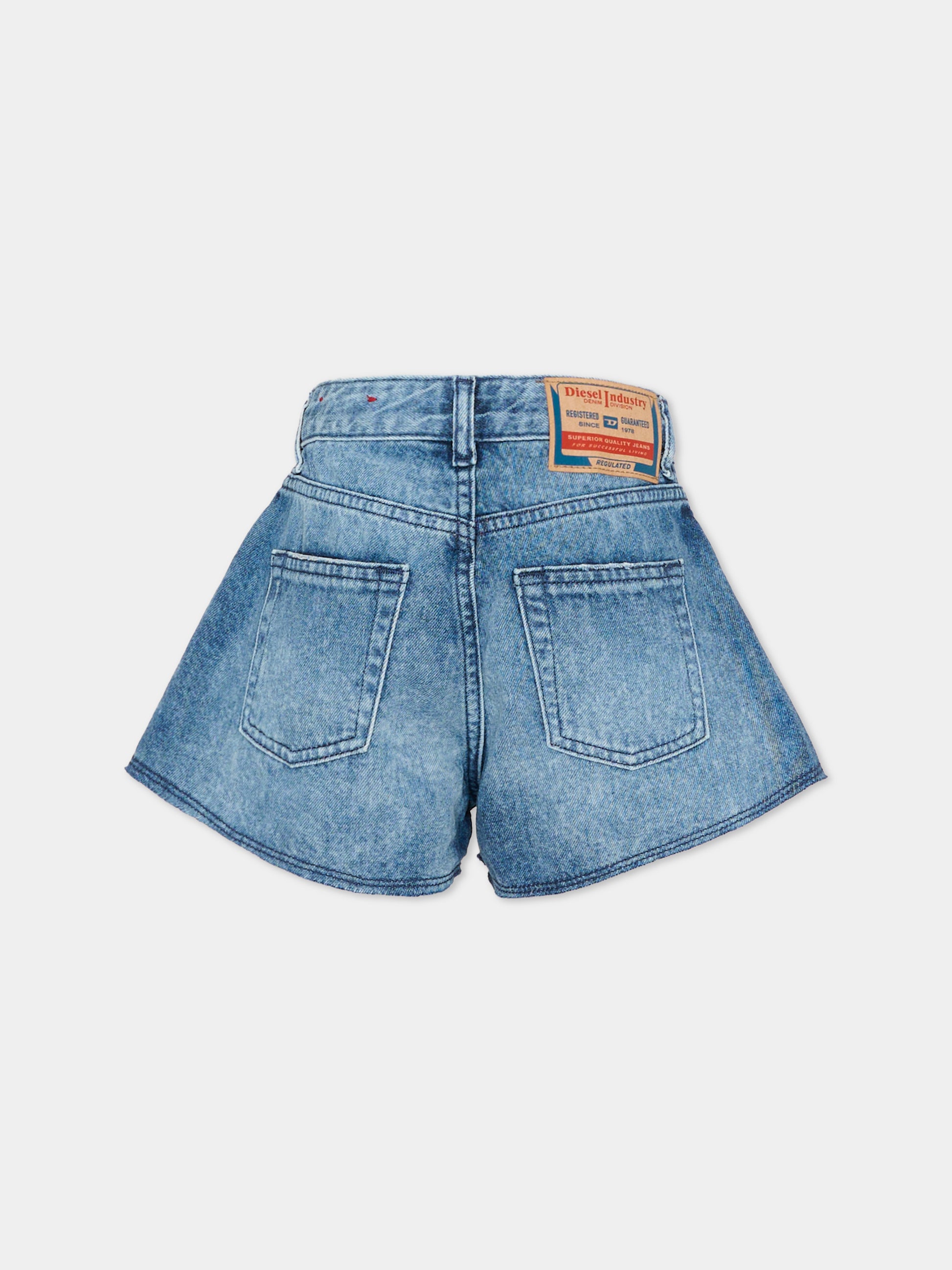 Shorts denim per bambina,Diesel,J02558 KXBSV K01