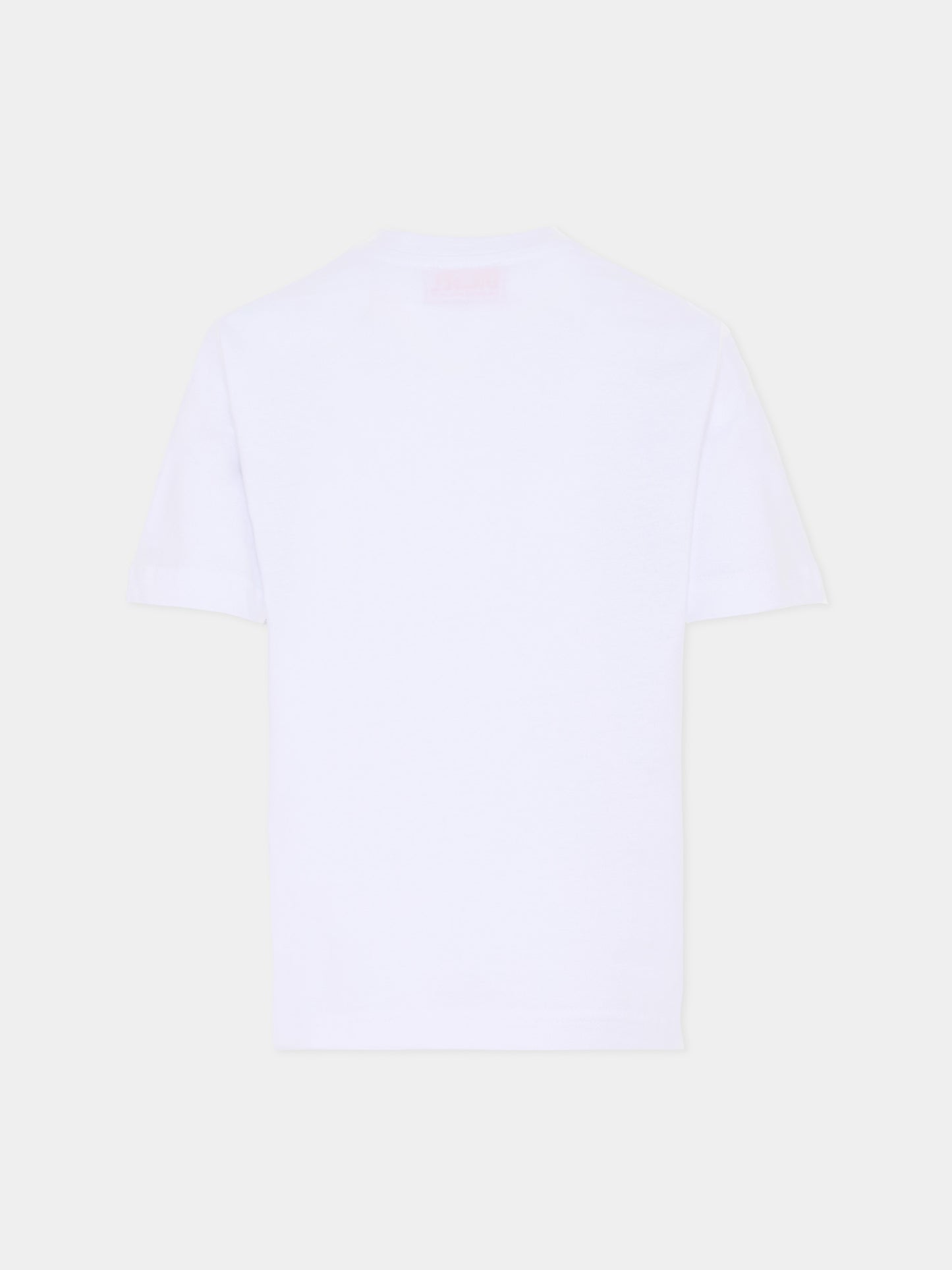 T-shirt bianca per bambini con logo,Diesel,J02582 0GRAI K100