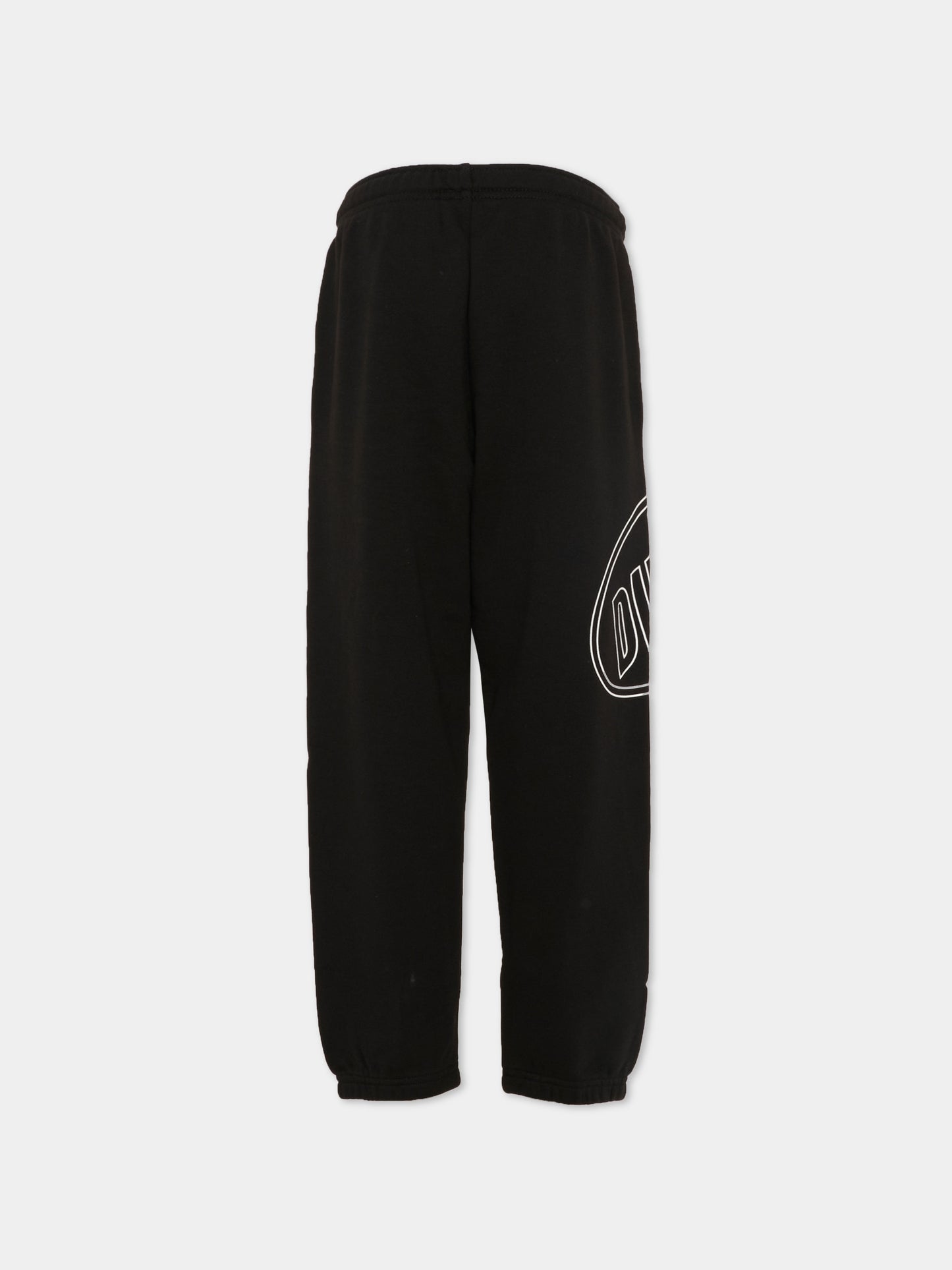 Pantaloni neri per bambino con logo,Diesel,J02661 0GEAD K900