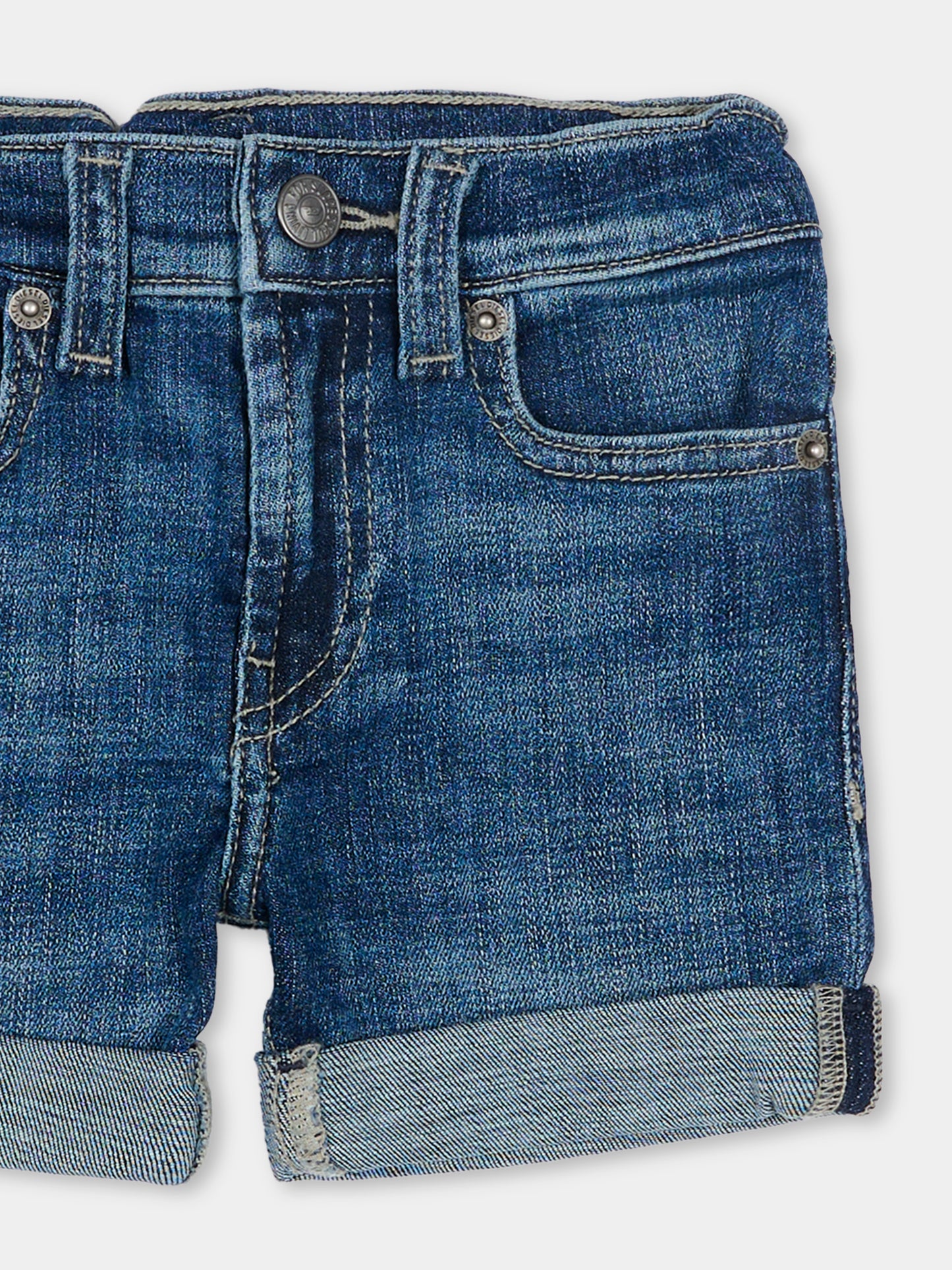 Shorts denim per neonati con logo,Diesel,K00361 KXBSC K01