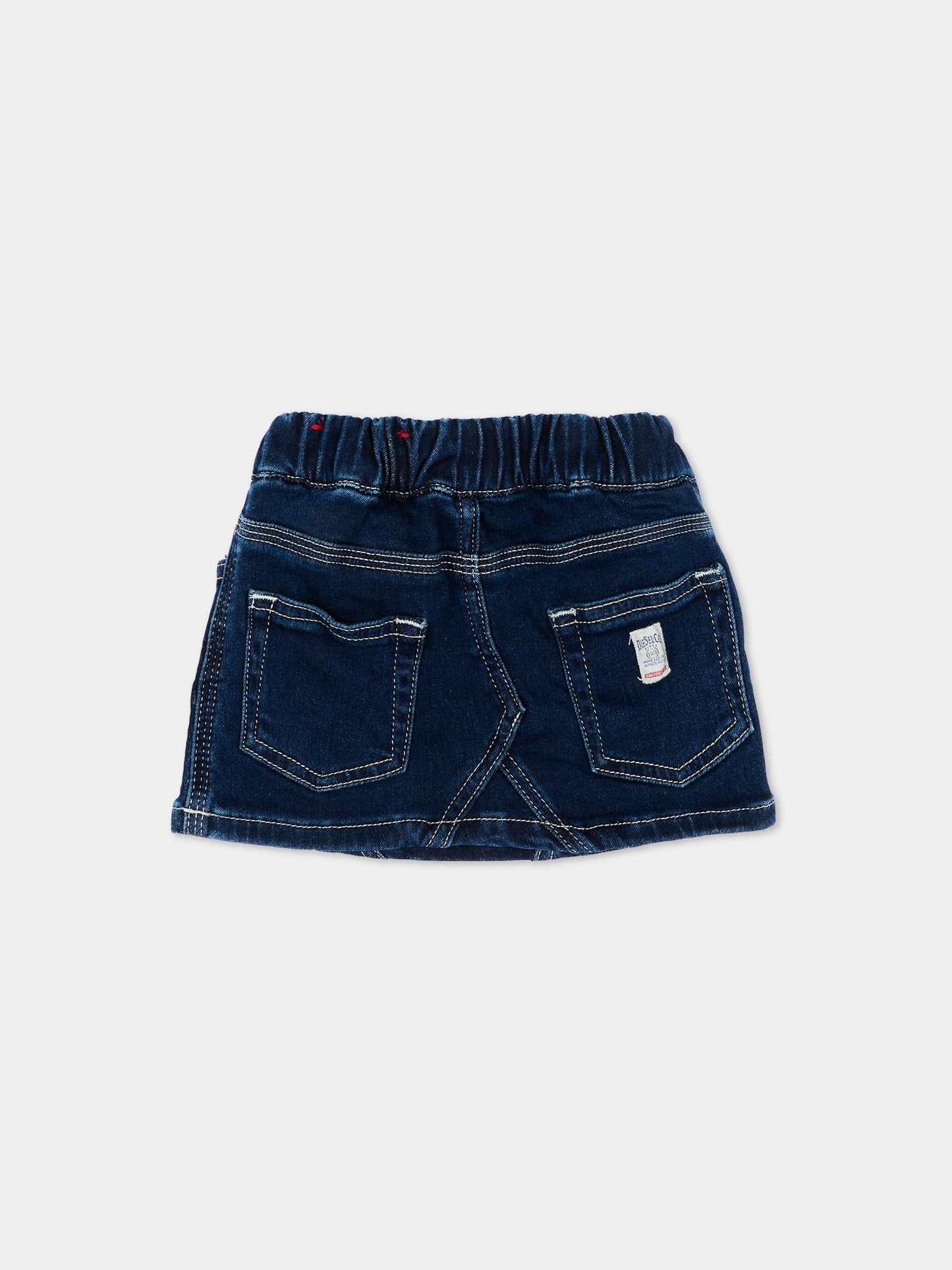 Gonna denim per neonata con logo,Diesel,K00726 KXBR8 K01