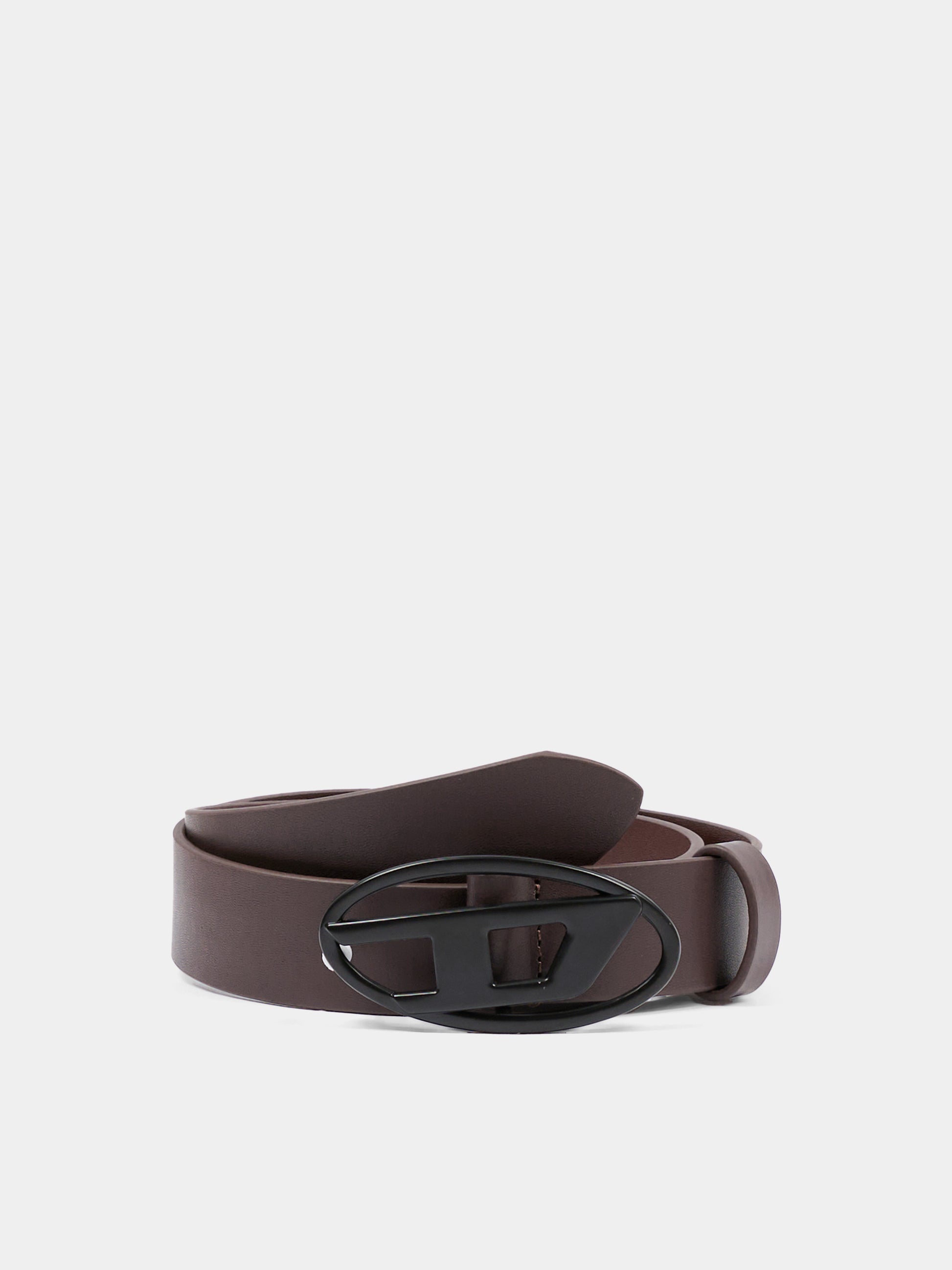 Cintura marrone per bambini con logo,Diesel,J02595 KXBLR KP48