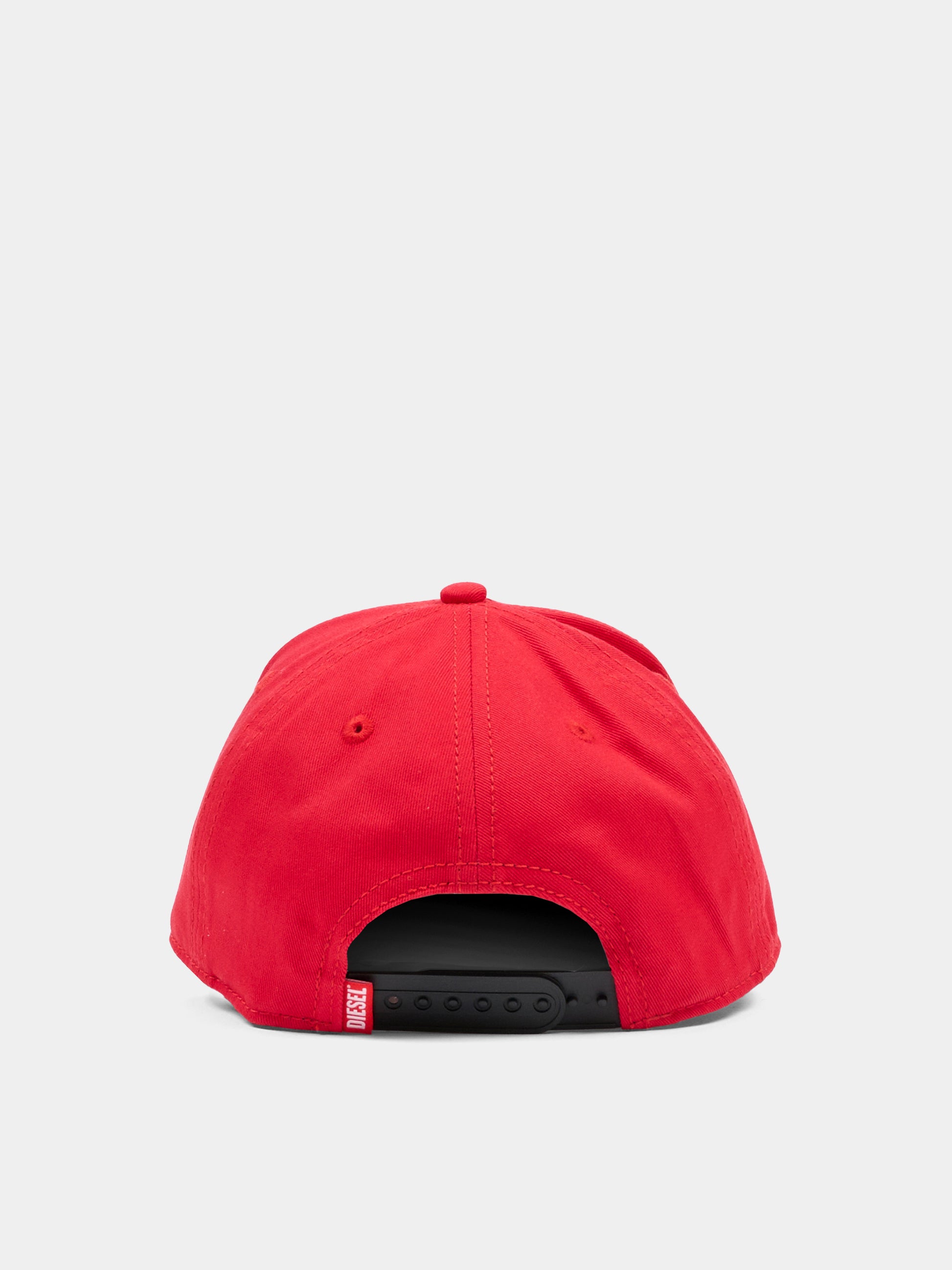 Cappello rosso per bambino con logo,Diesel,J02707 KXA77 K405