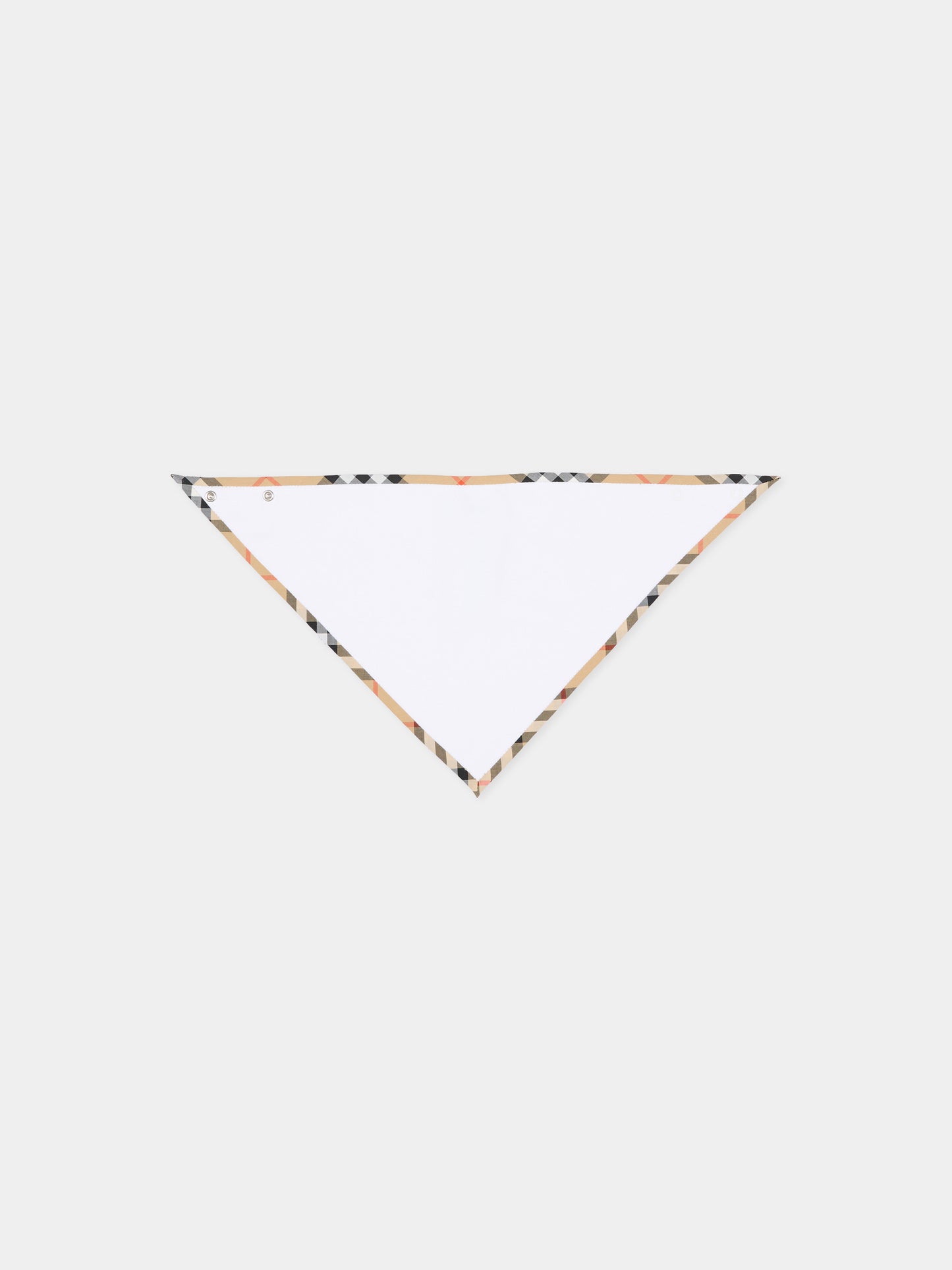 Set tutina bianco per neonati check vintage