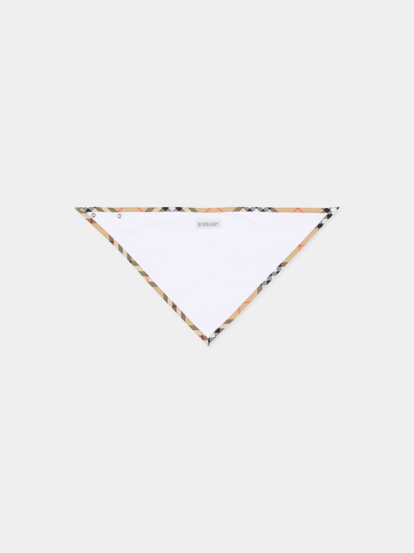 Set tutina bianco per neonati check vintage