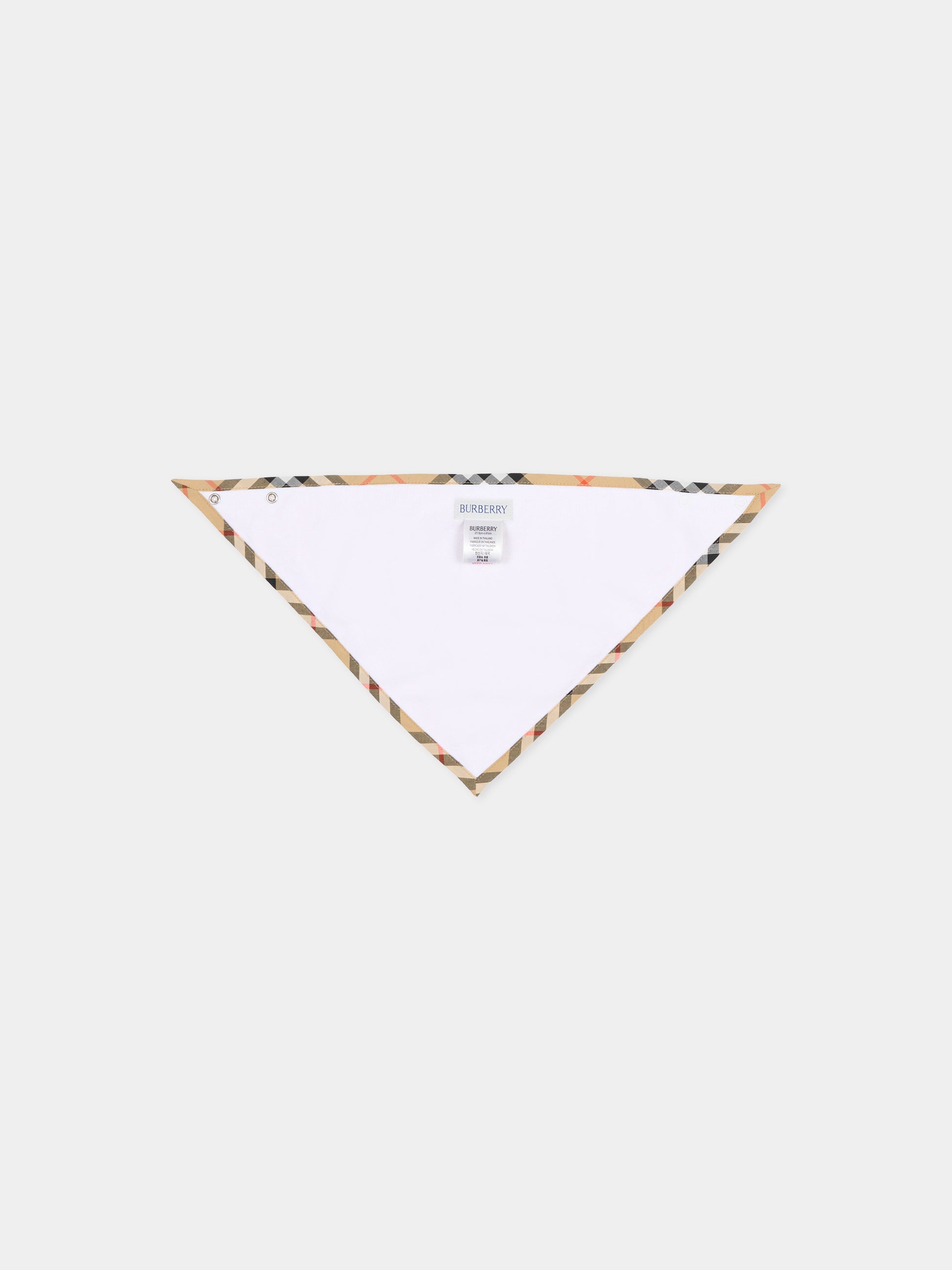 Set tutina rosa per neonata con check vintage,Burberry Kids,8119822 A1439