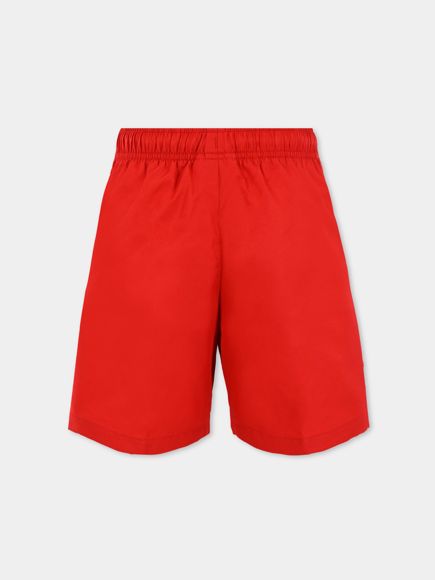 Shorts rossi per bambino con logo e coccodrillo,Lacoste,GJ8485 ZBG
