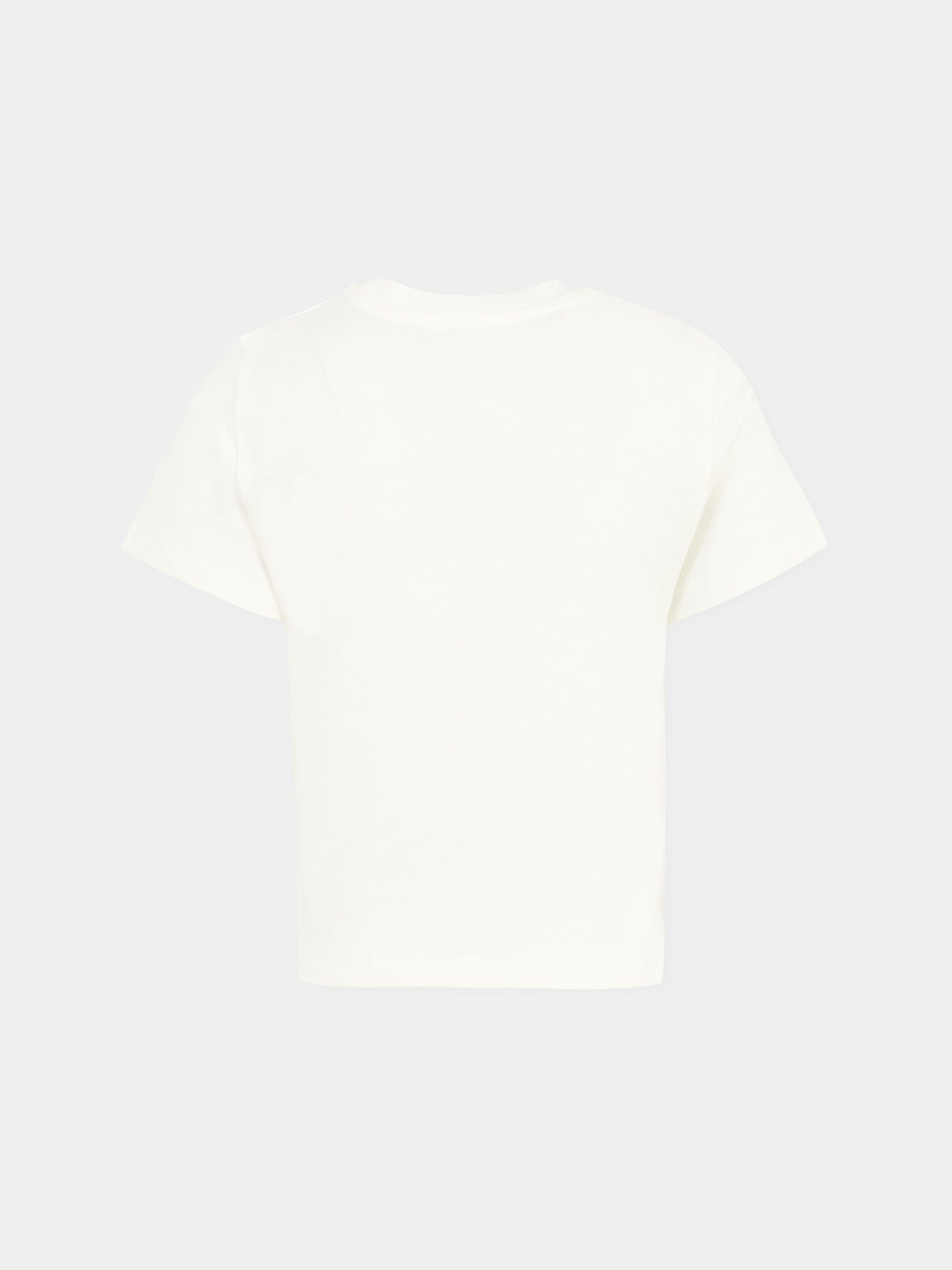 T-shirt avorio per bambina con girasole,Kenzo Kids,K61108 117