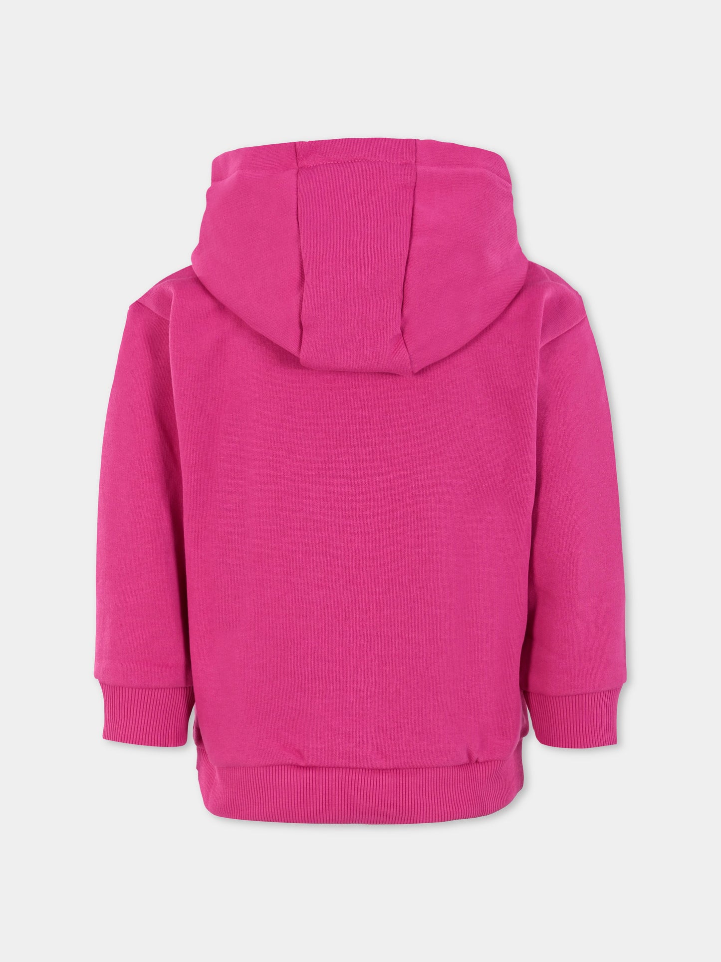 Felpa fucsia per bambina con coccodrillo,Lacoste,SJ5292 I1L