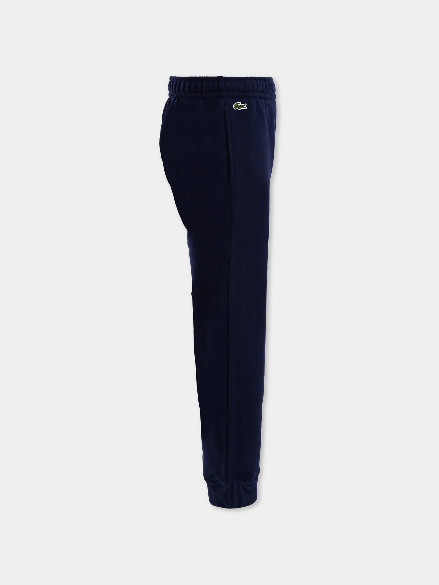 Pantaloni blu per bambini con coccodrillo,Lacoste,XJ9728 166