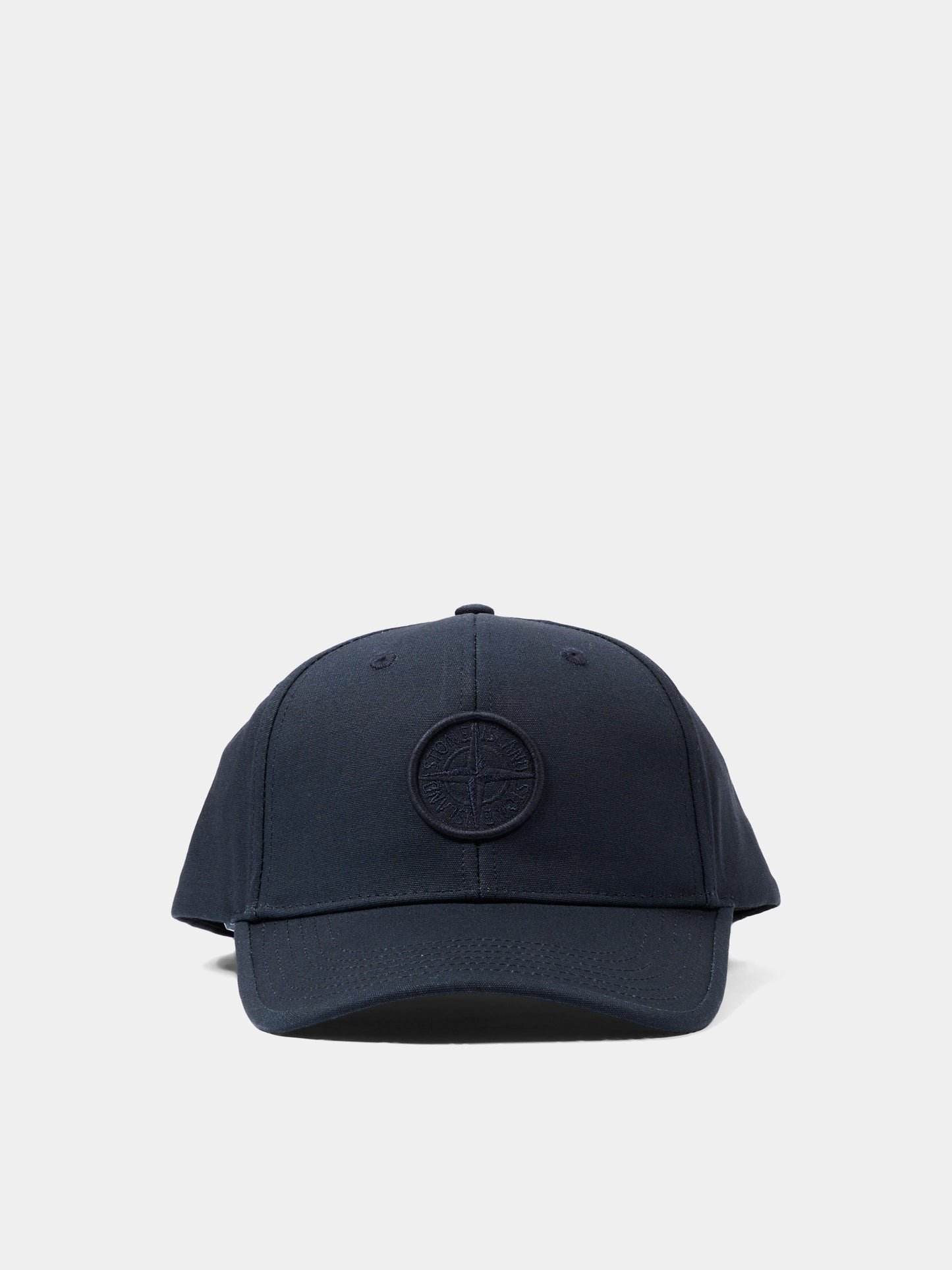 Cappello con visiera blu per bambini con logo,Stone Island Junior,L1S16 9100001 S0248 - V0020