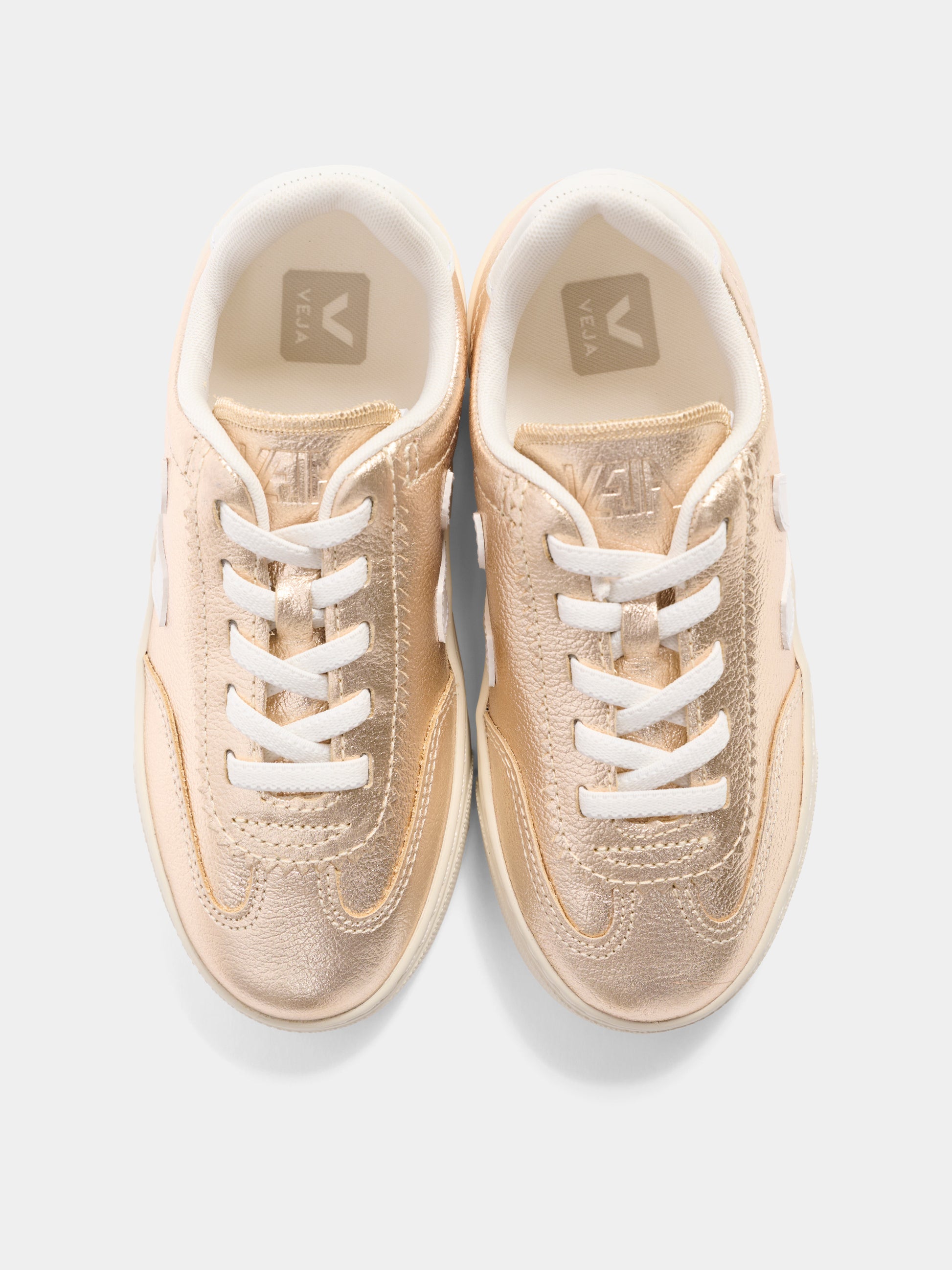 Sneakers basse rosa per bambina con logo,Veja,SY2021516C