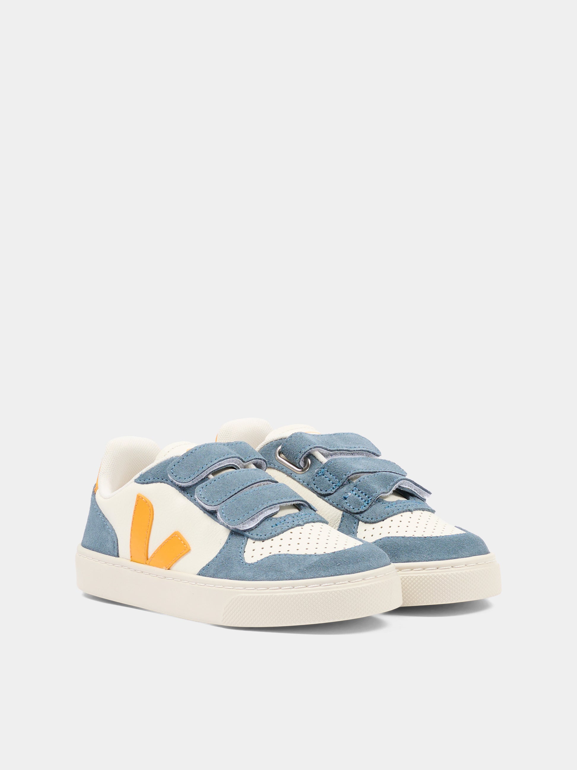 Sneakers V-10 multicolor per bambino con logo,Veja,CV0521507C