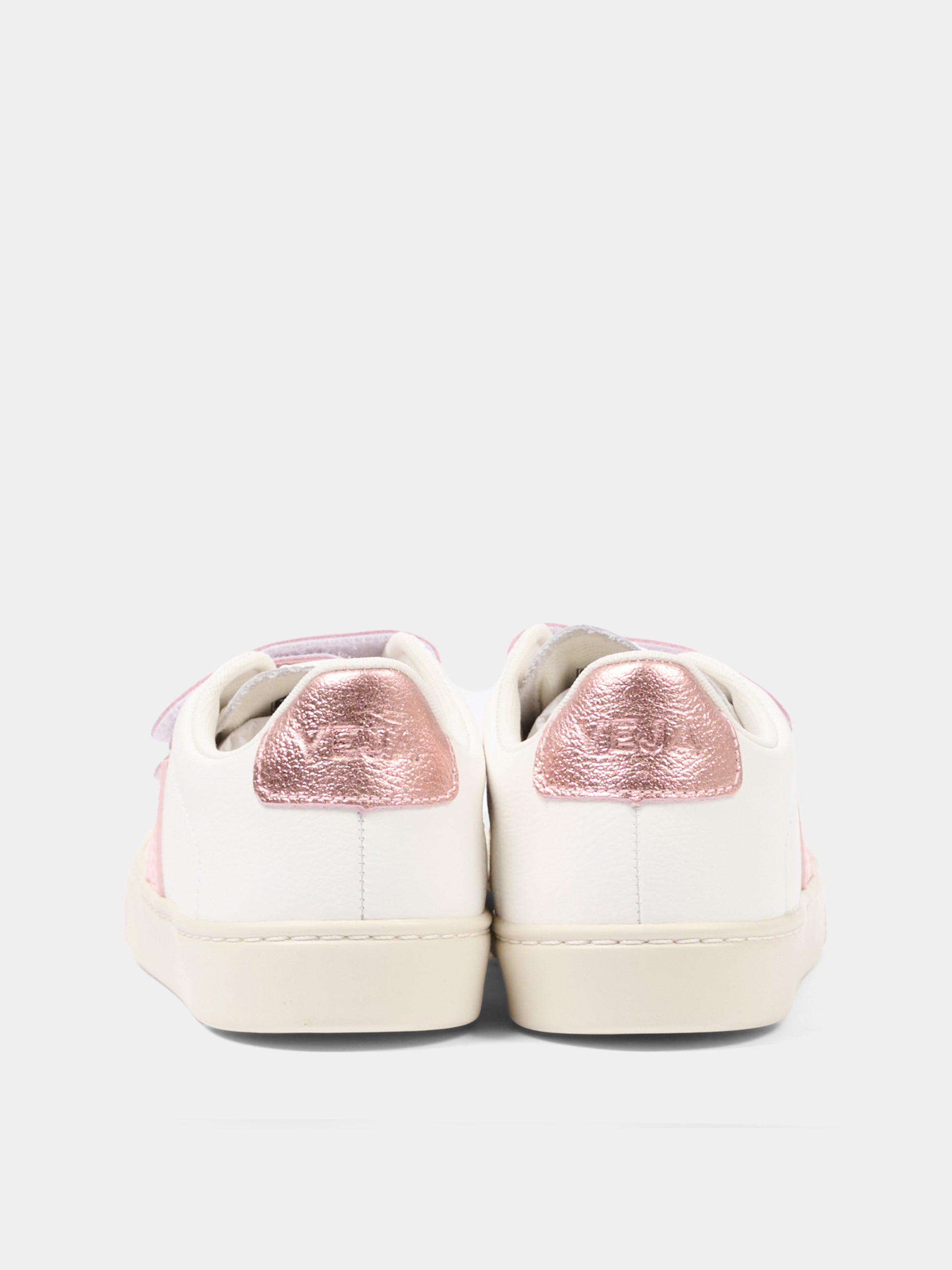 Sneakers basse bianche per bambina con logo,Veja,SV0520604C
