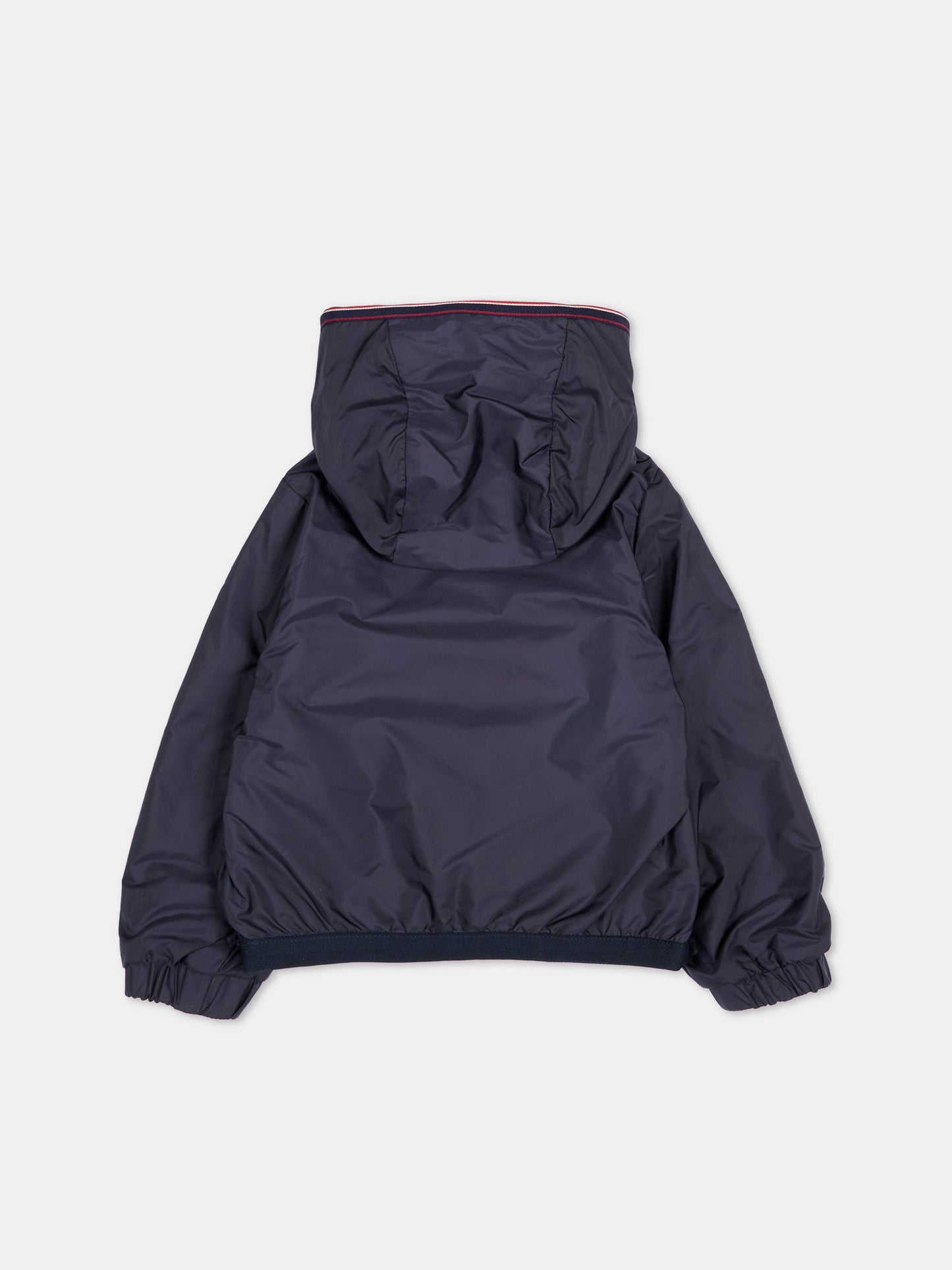 Giacca a vento Anton blu per neonati con logo,Moncler Kids,L1951 1A00022 53A5E 742