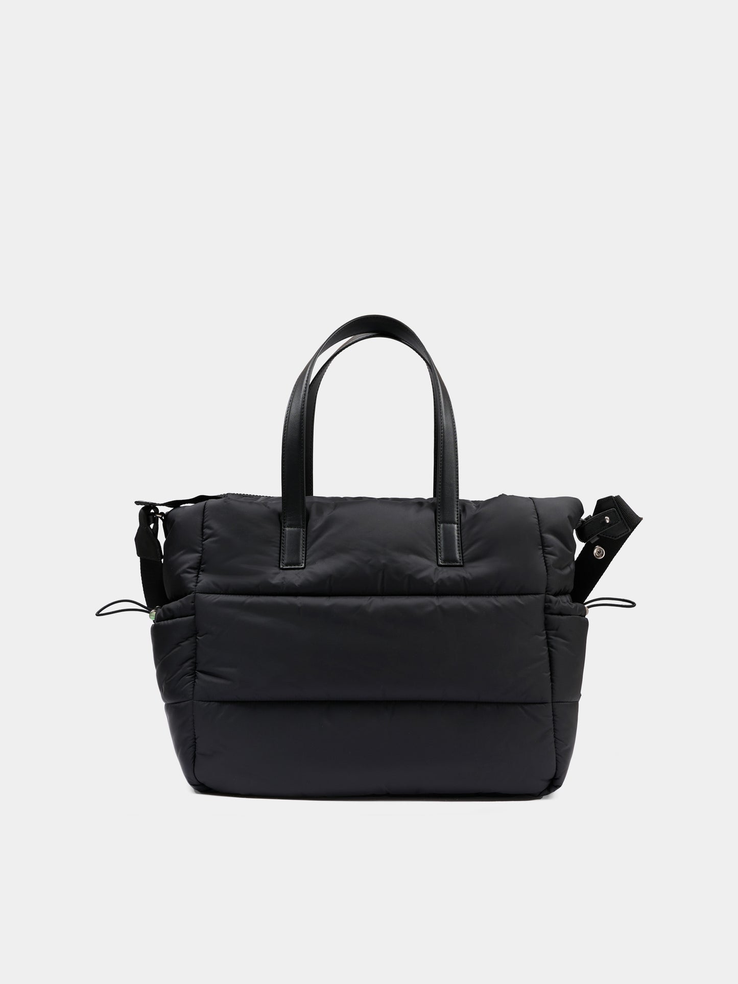 Borsa mamma nera per neonati con logo,Moncler Kids,L1951 5D00001 M6811 999