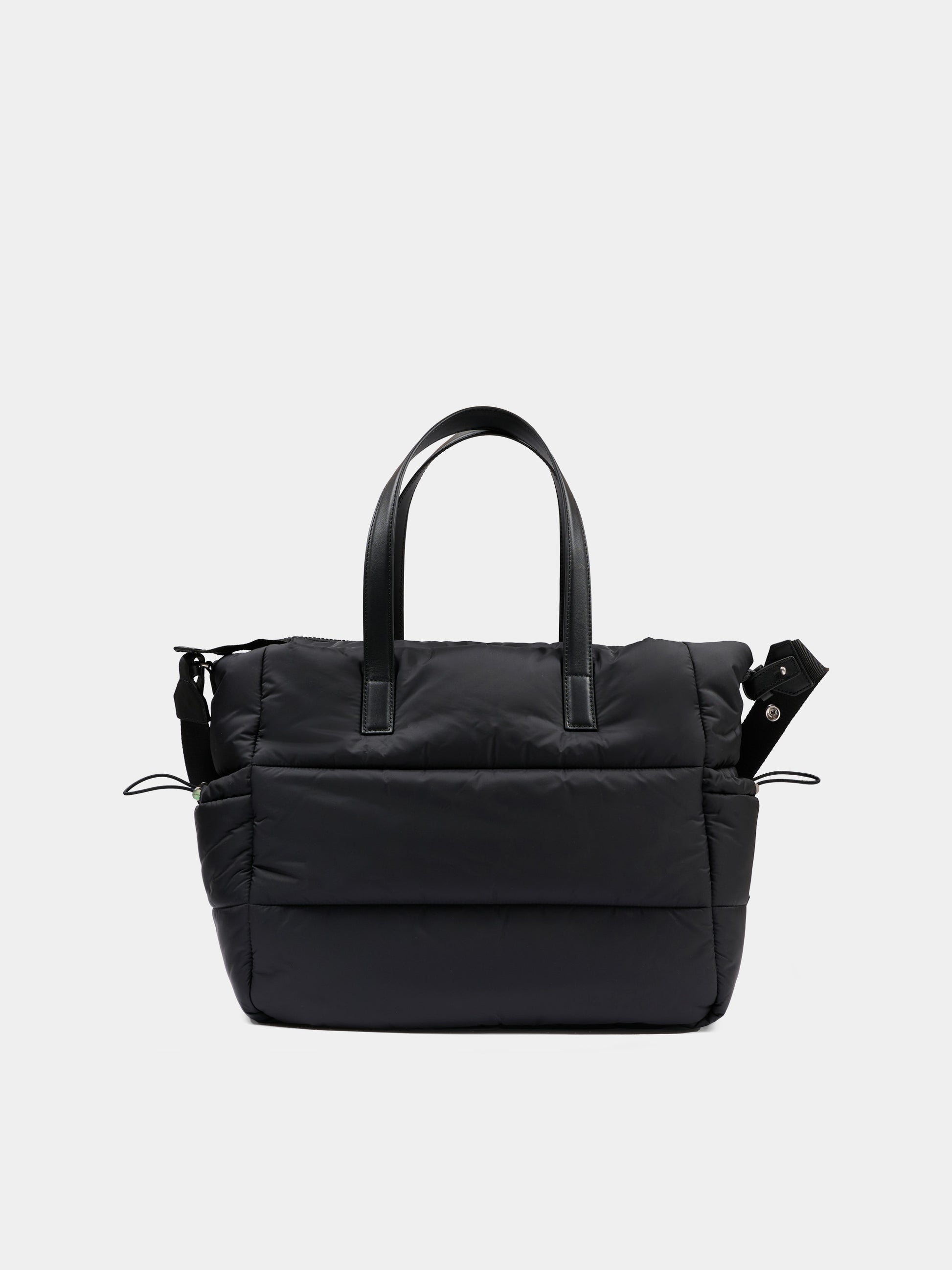 Borsa mamma nera per neonati con logo,Moncler Kids,L1951 5D00001 M6811 999