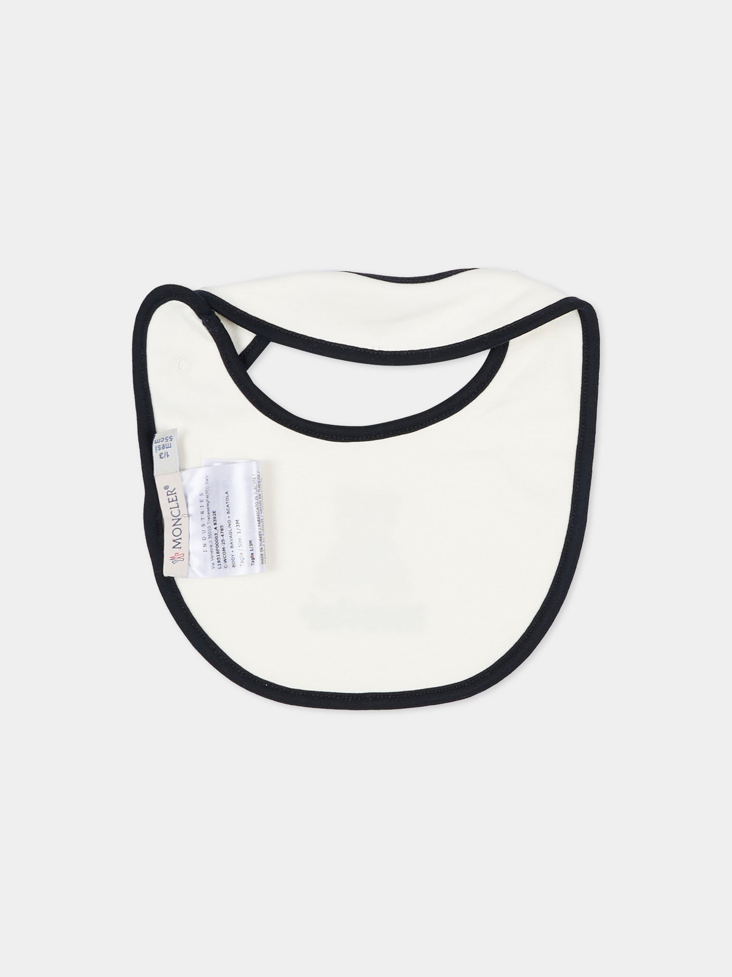 Set body avorio per neonati con orsetto,Moncler Kids,L1951 8P00003 8392E F07