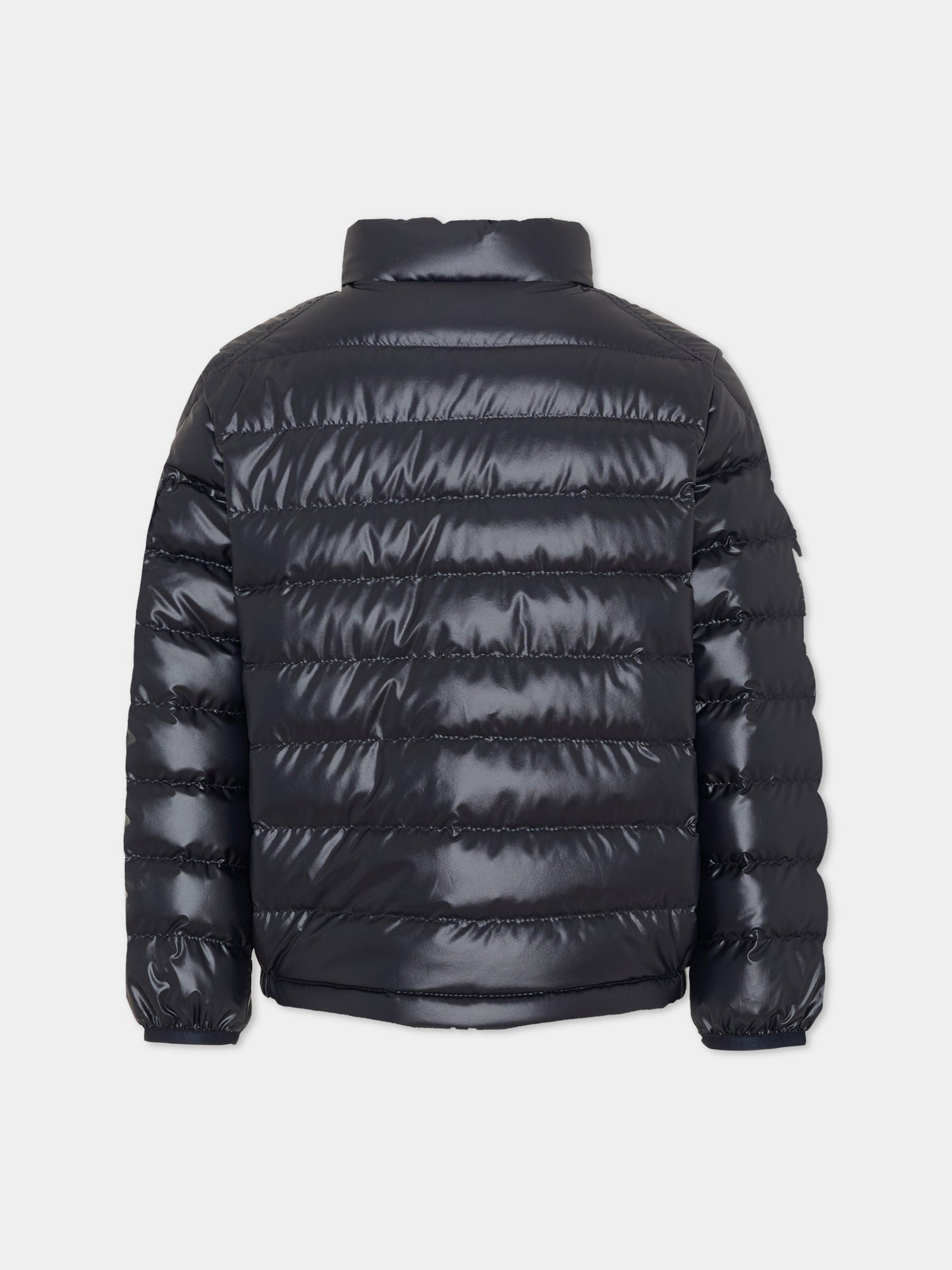 Piumino Bengi blu per bambini con logo,Moncler Kids,L1954 1A00006 597YX 778