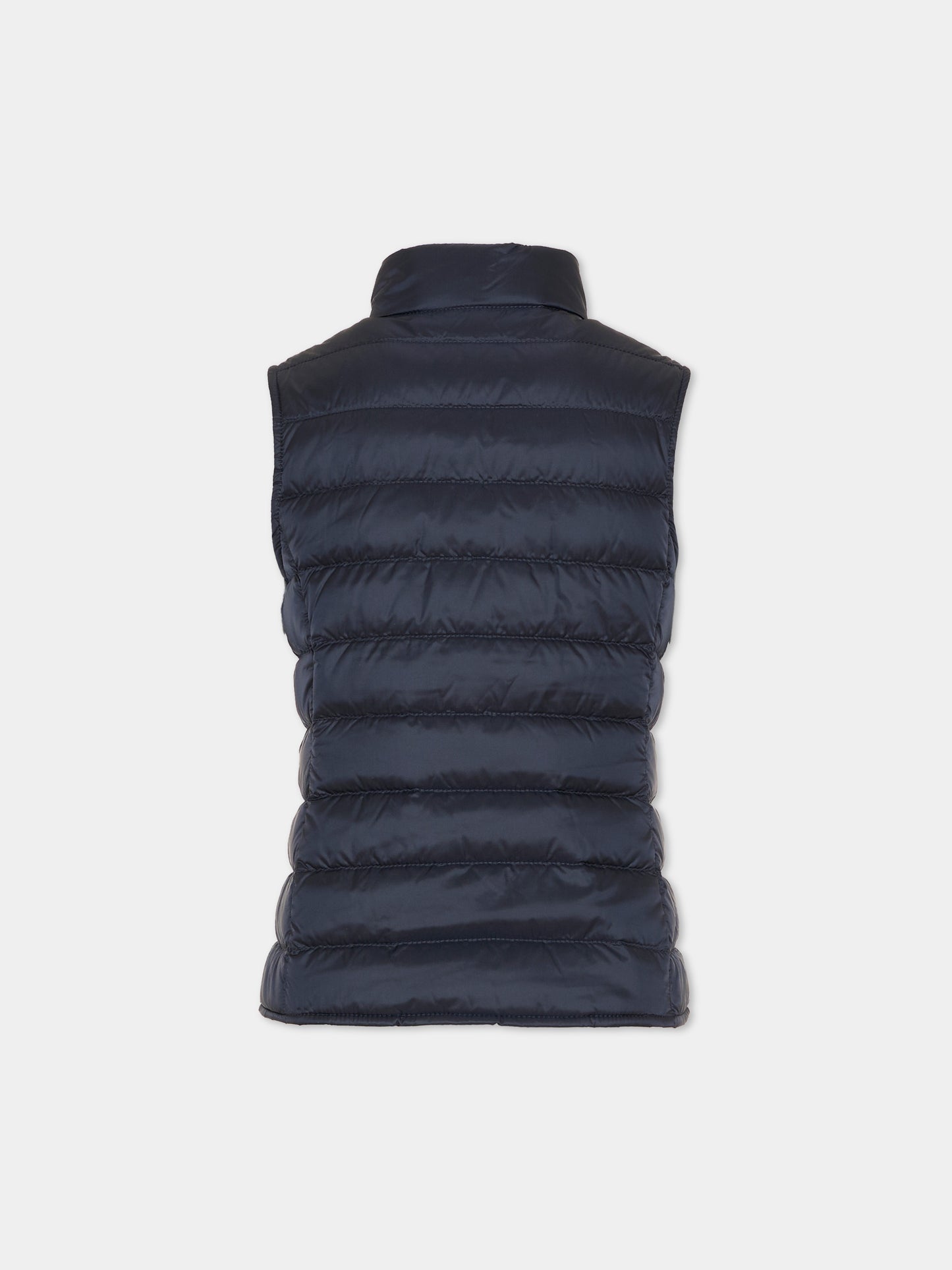 Gilet Liane blu per bambina con logo,Moncler Kids,L1954 1A00033 597YF 778