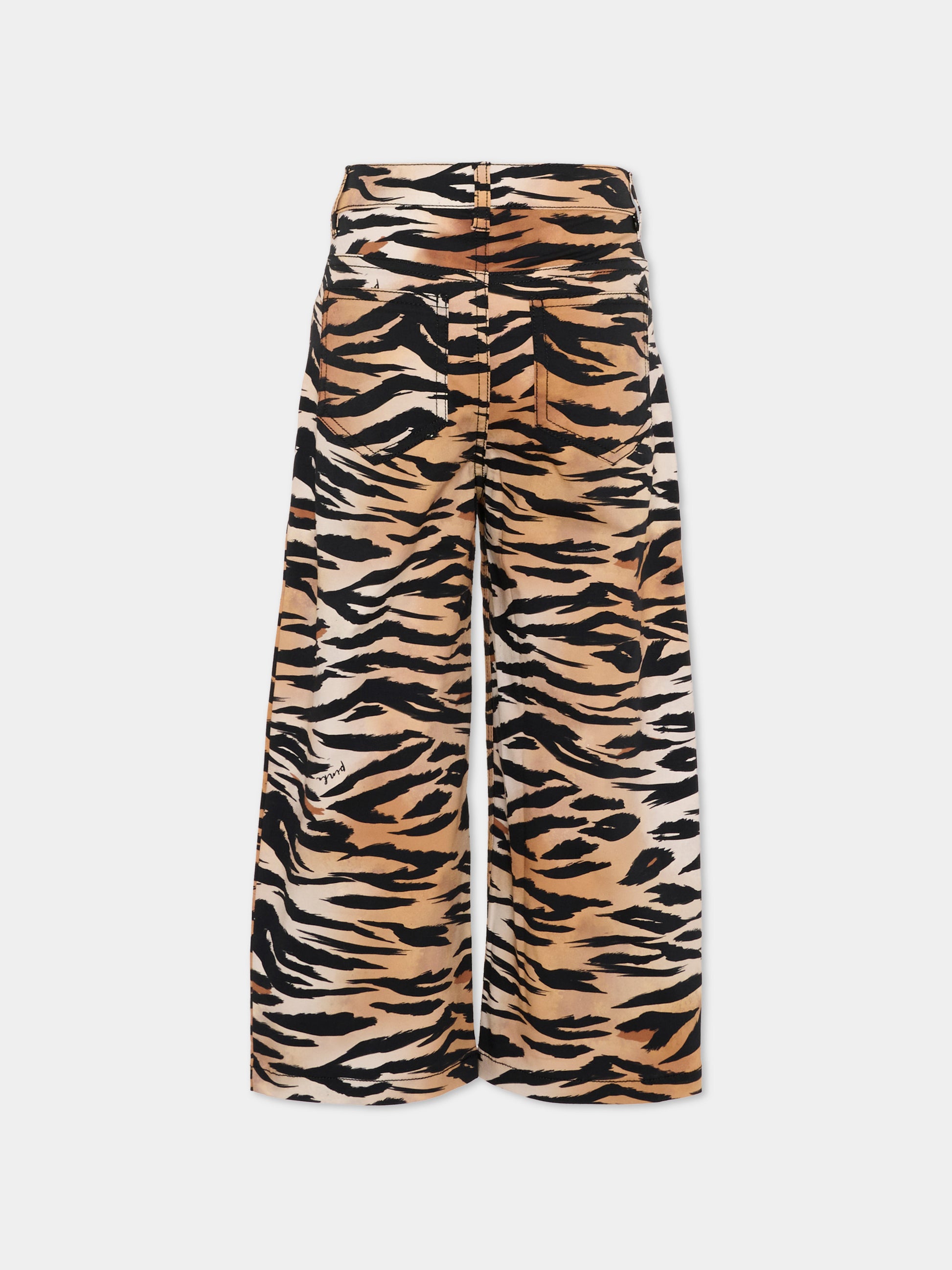 Pantaloni multicolor per bambina animalier,Pinko,KFPA064.0.CEK01.D463
