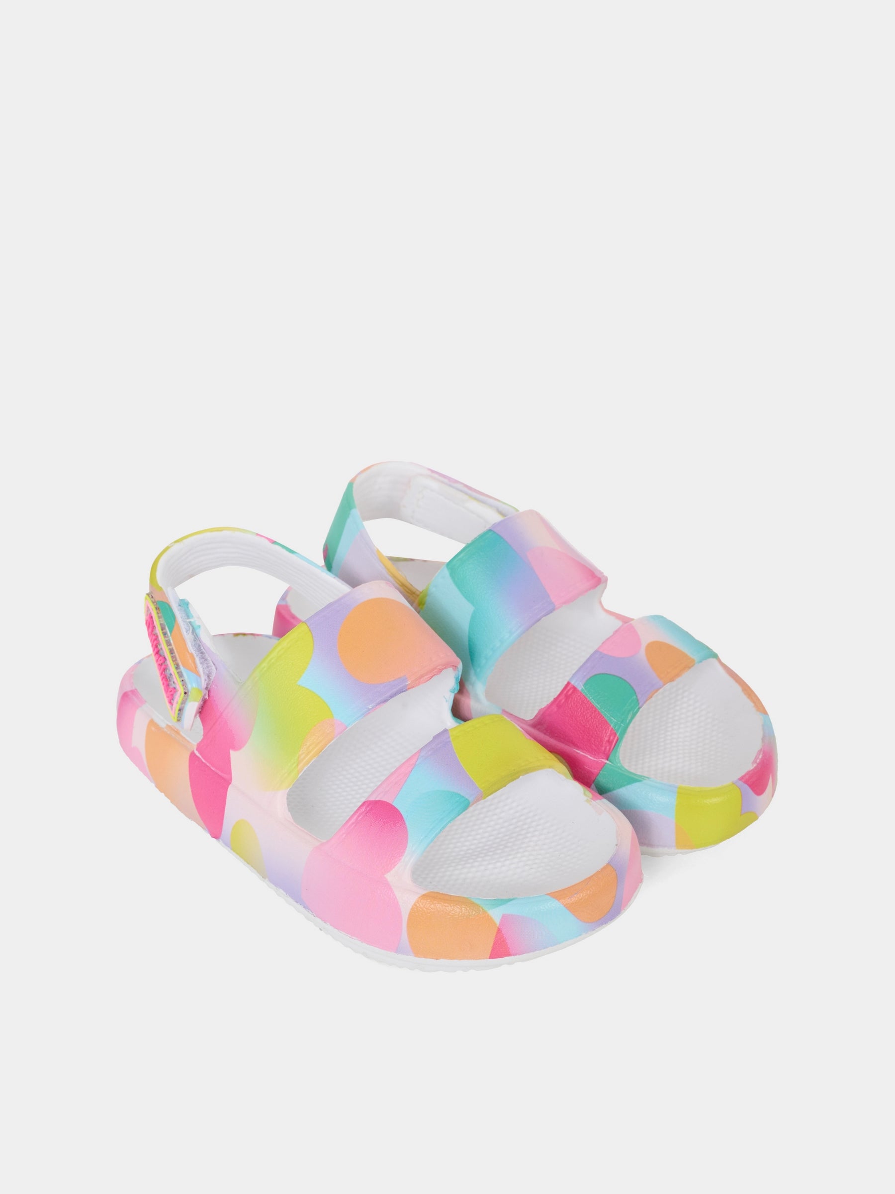 Sandali multicolor per bambina con cuori,Billieblush,U20692 47A