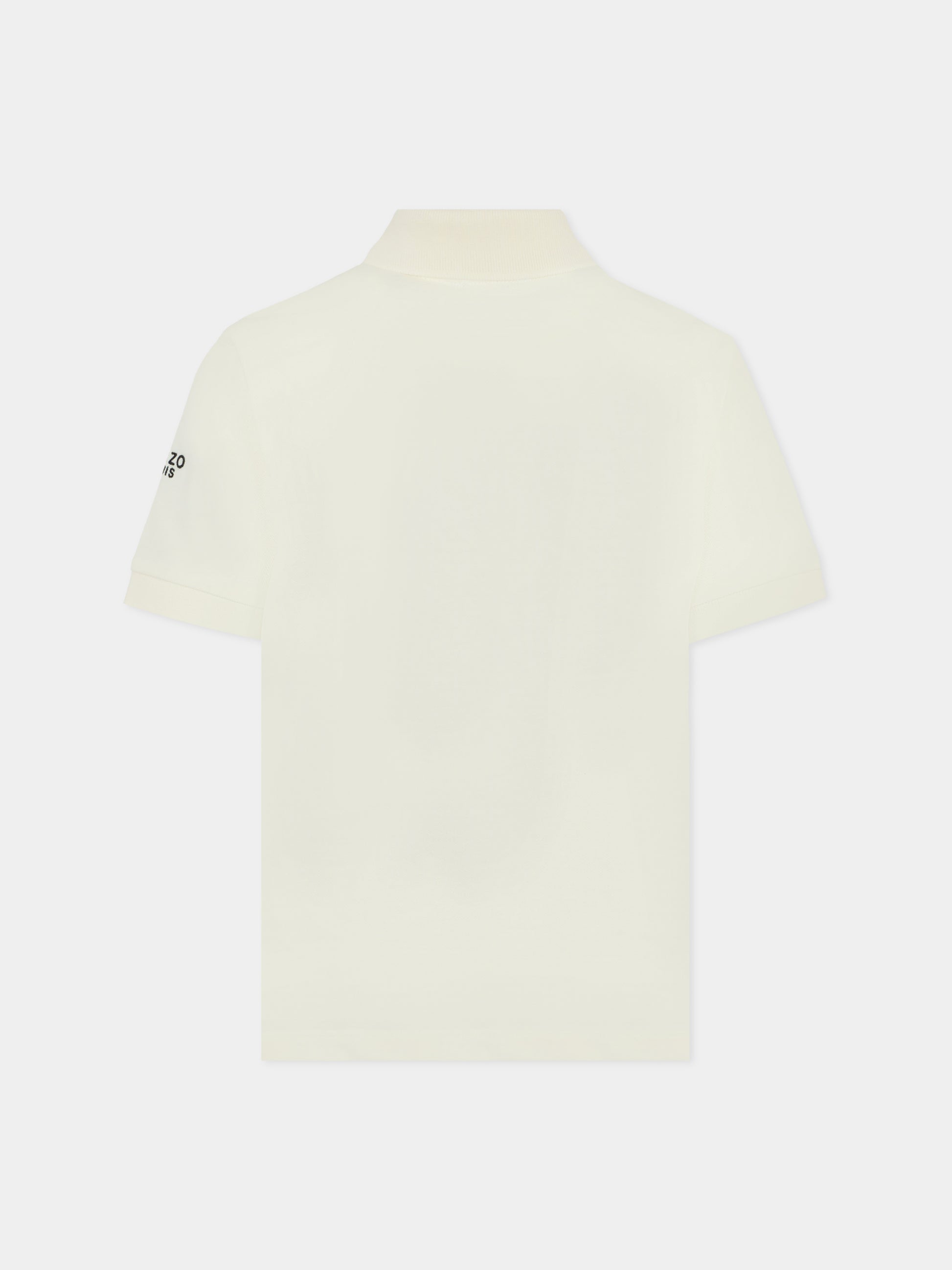 Polo avorio per bambino con Kotora,Kenzo Kids,K61168 117