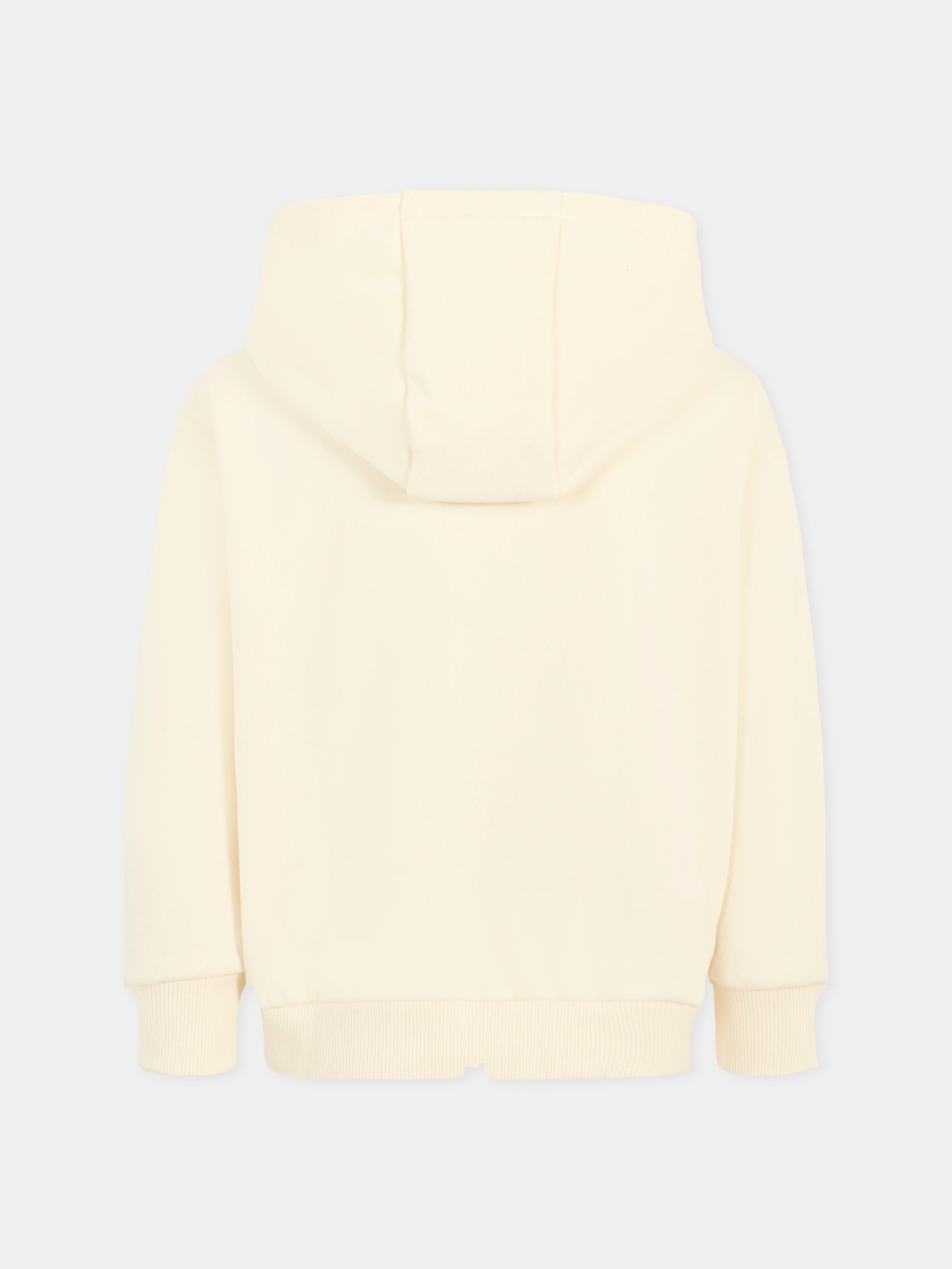 Felpa beige per bambino con frutta,Kenzo Kids,K61179 21G