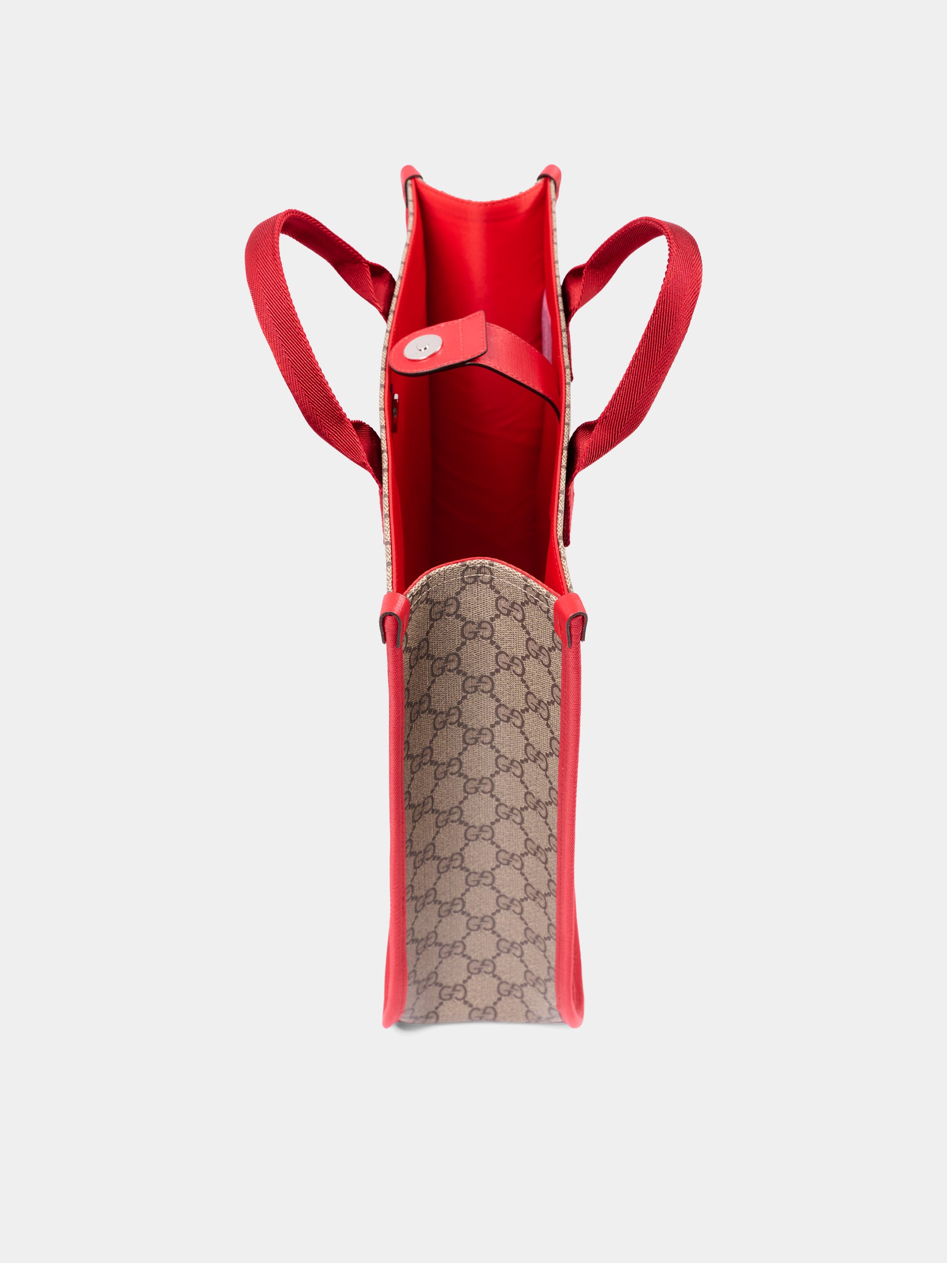 Borsa beige per bambina con Mr. Happy,Gucci Kids,859795 FAFPA 9855