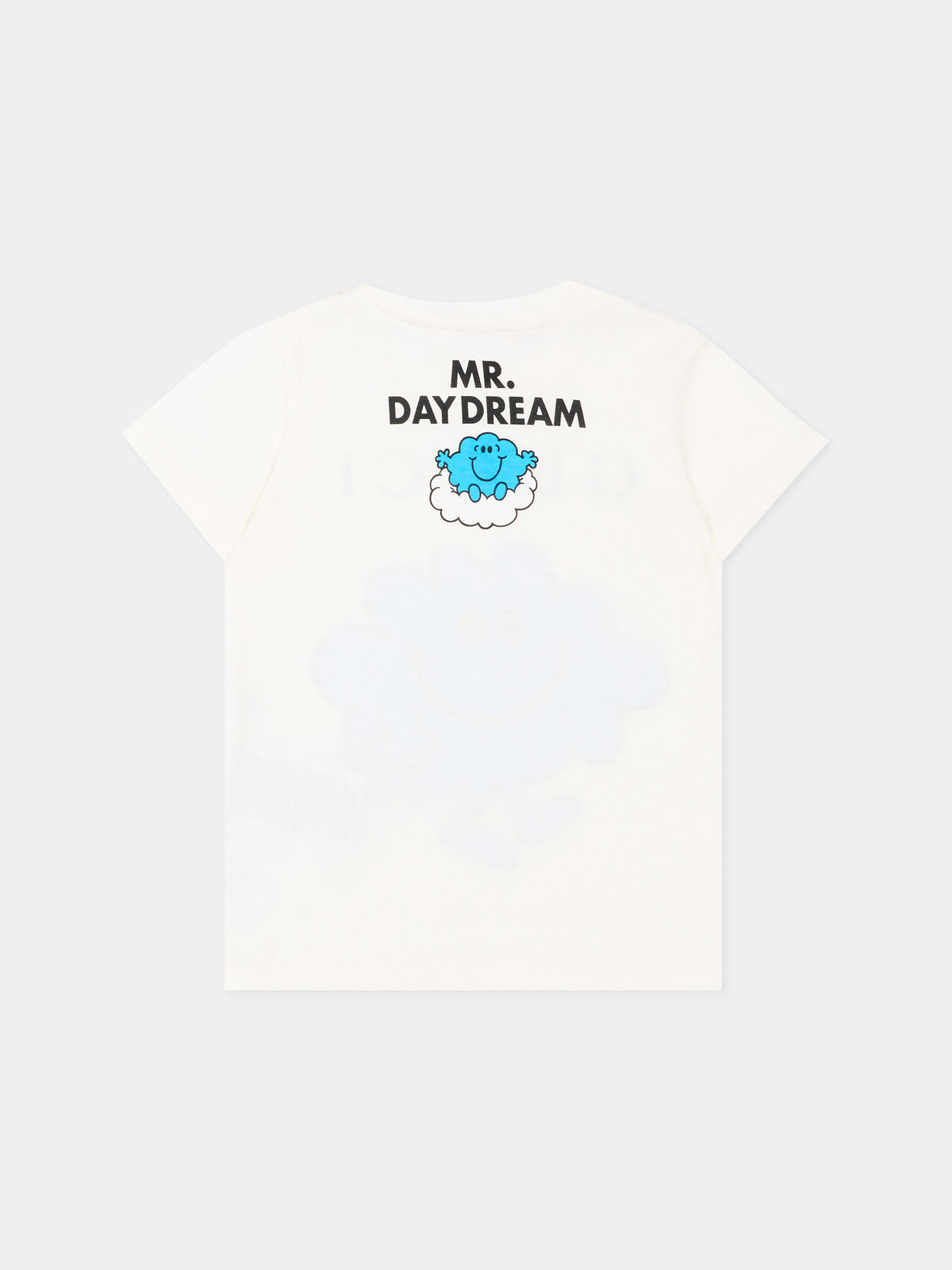 T-Shirt bianca per neonati con stampa,Gucci Kids,834576 XJHPX 9214