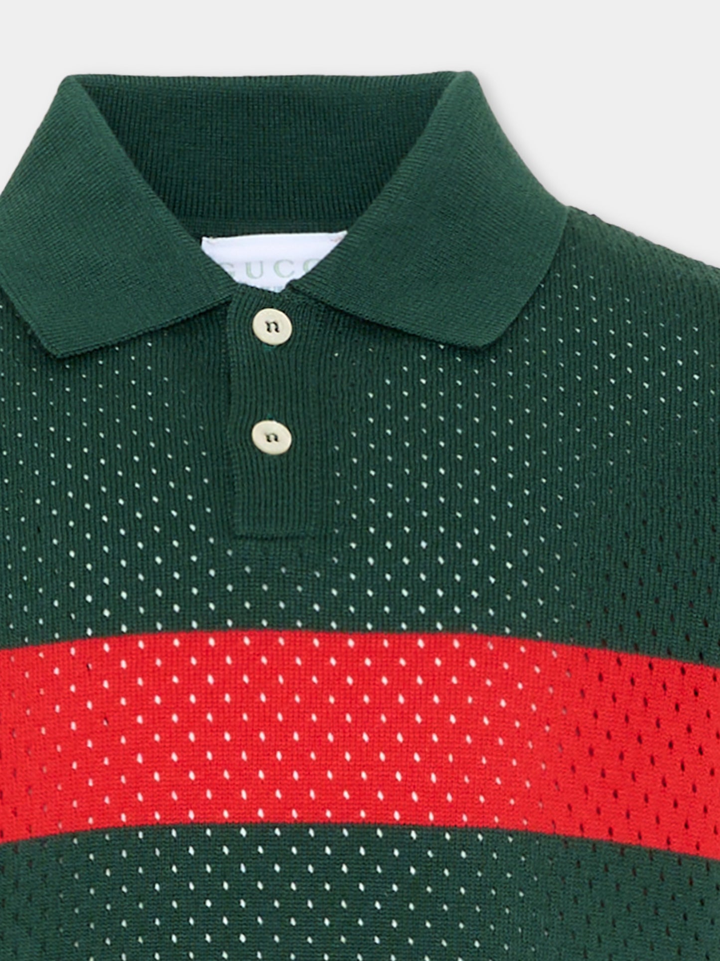 Polo multicolor per bambino a righe