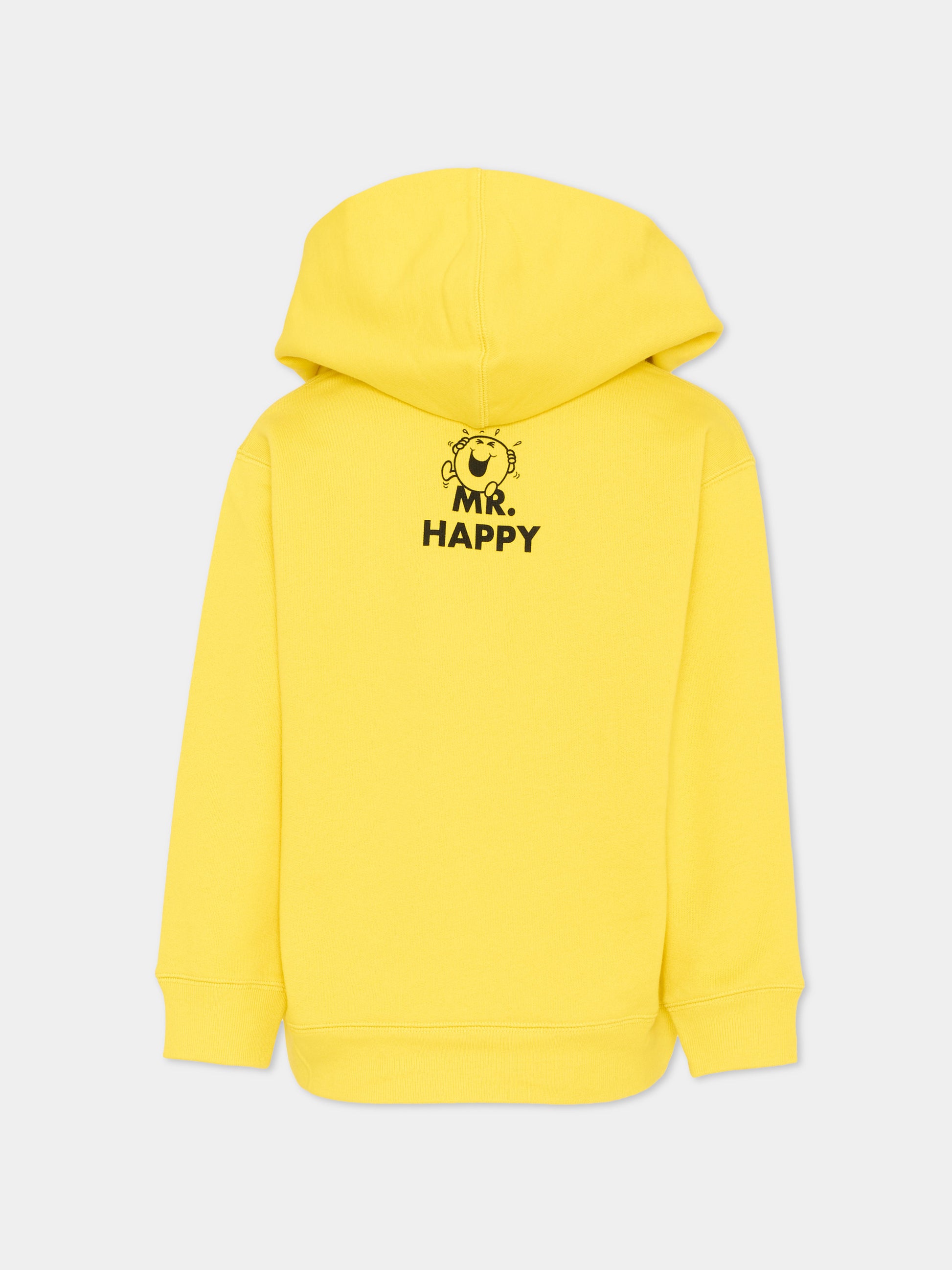 Felpa gialla per bambini con Mr. Happy,Gucci Kids,855554 XJHPF 7005