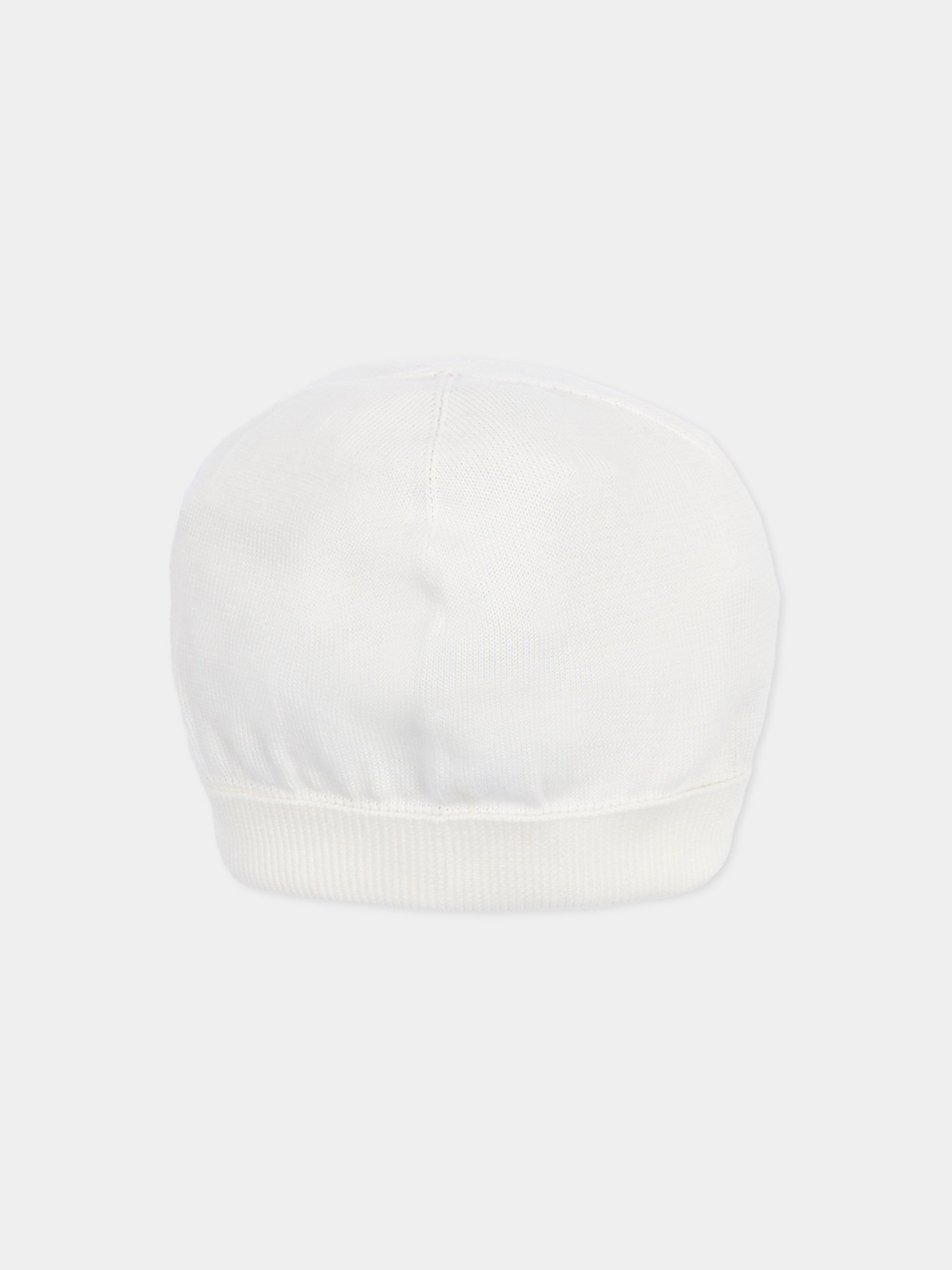 Cappello avorio per neonati con GG,Gucci Kids,854306 3K111 9100