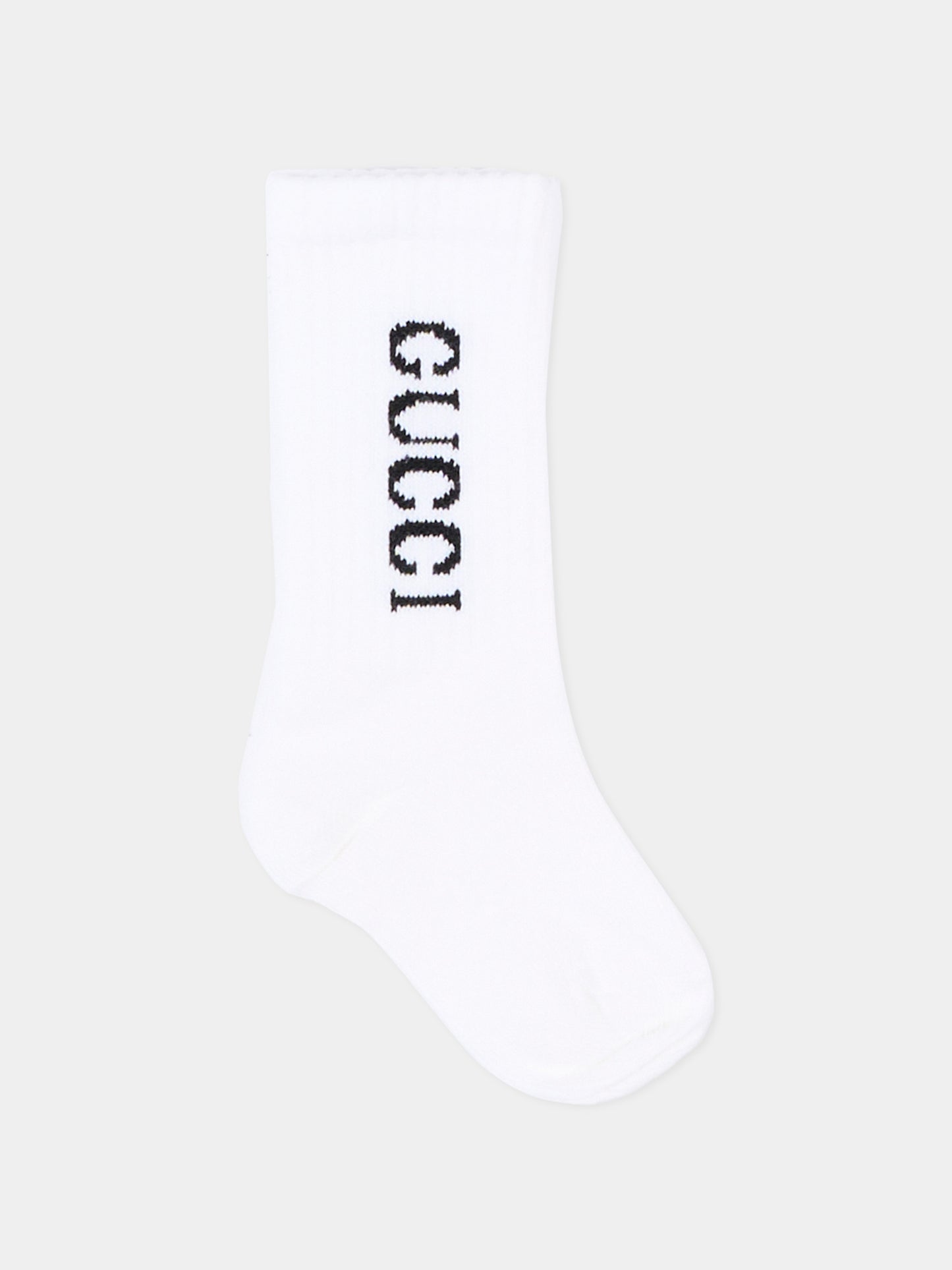 Calze bianche per neonati con Mr. HAppy,Gucci Kids,857167 3KAB7 9000