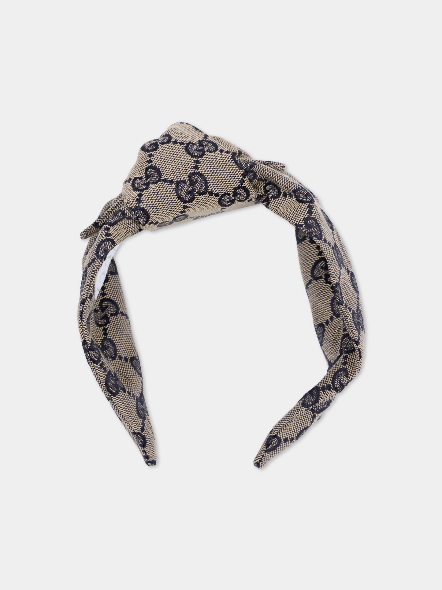 Cerchietto beige per bambina con GG,Gucci Kids,794600 KQW00 4000