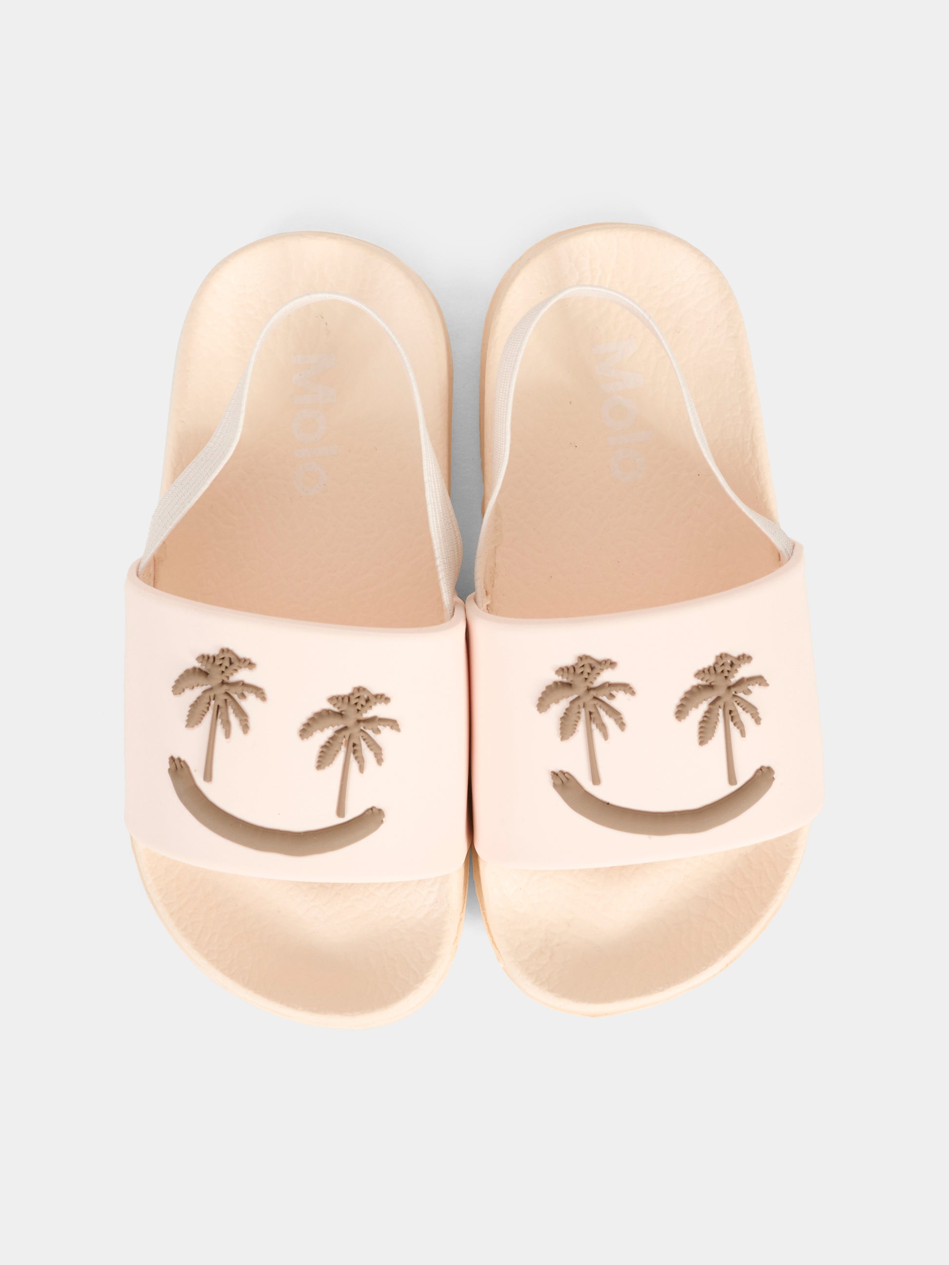 Ciabatte beige Zhappy per bambini con smile,Molo,7S25U201 5410