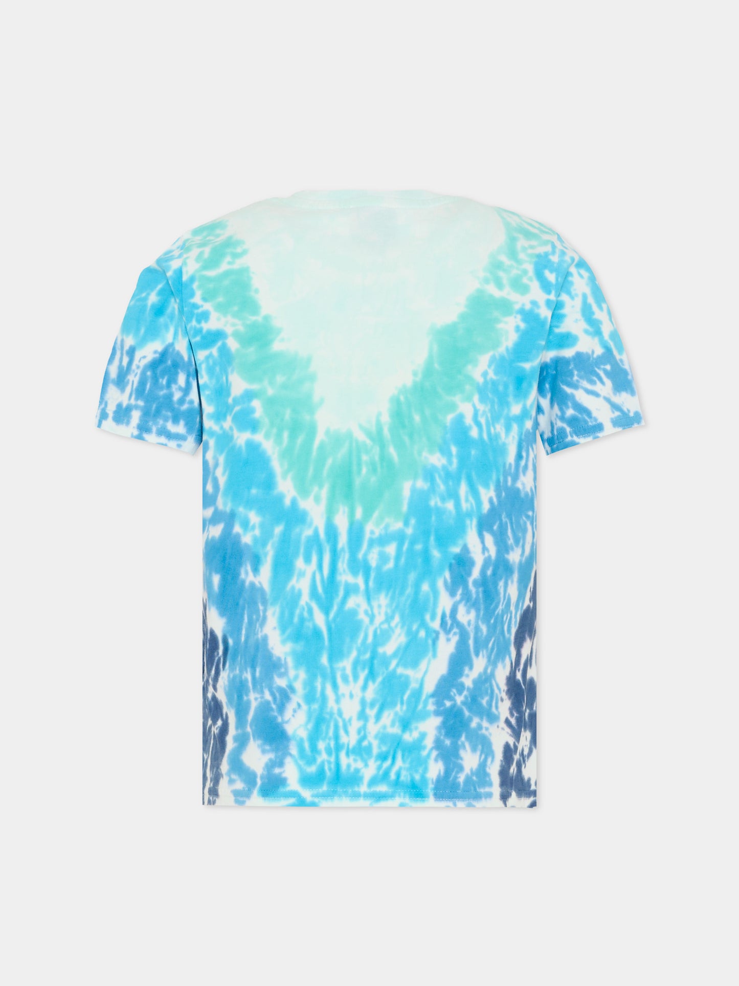 T-shirt multicolor per bambino con fiore di loto,Casablanca,KSP26 JTS 038 04 EX BC