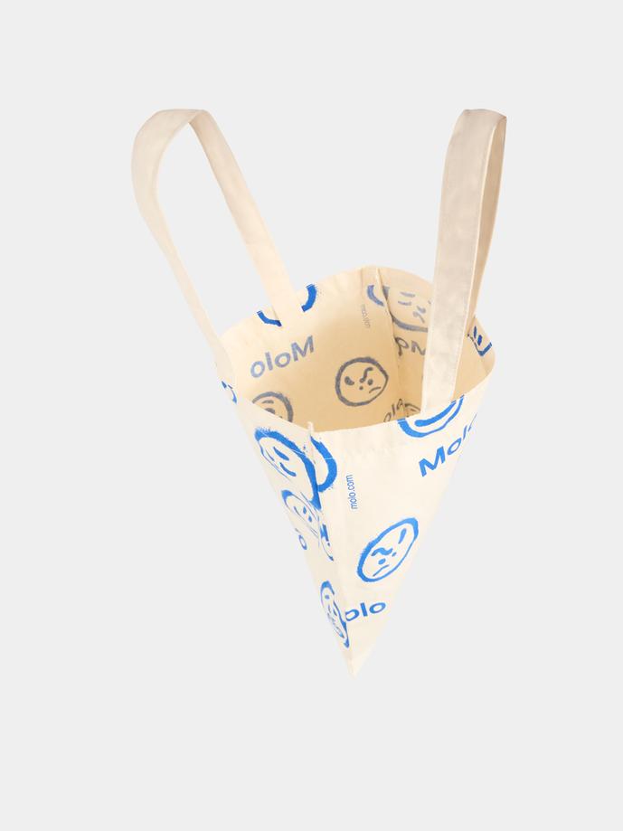 Borsa Molo per bambini,Molo,9POSX704 6650 TOTEBAG BLUE SMILE