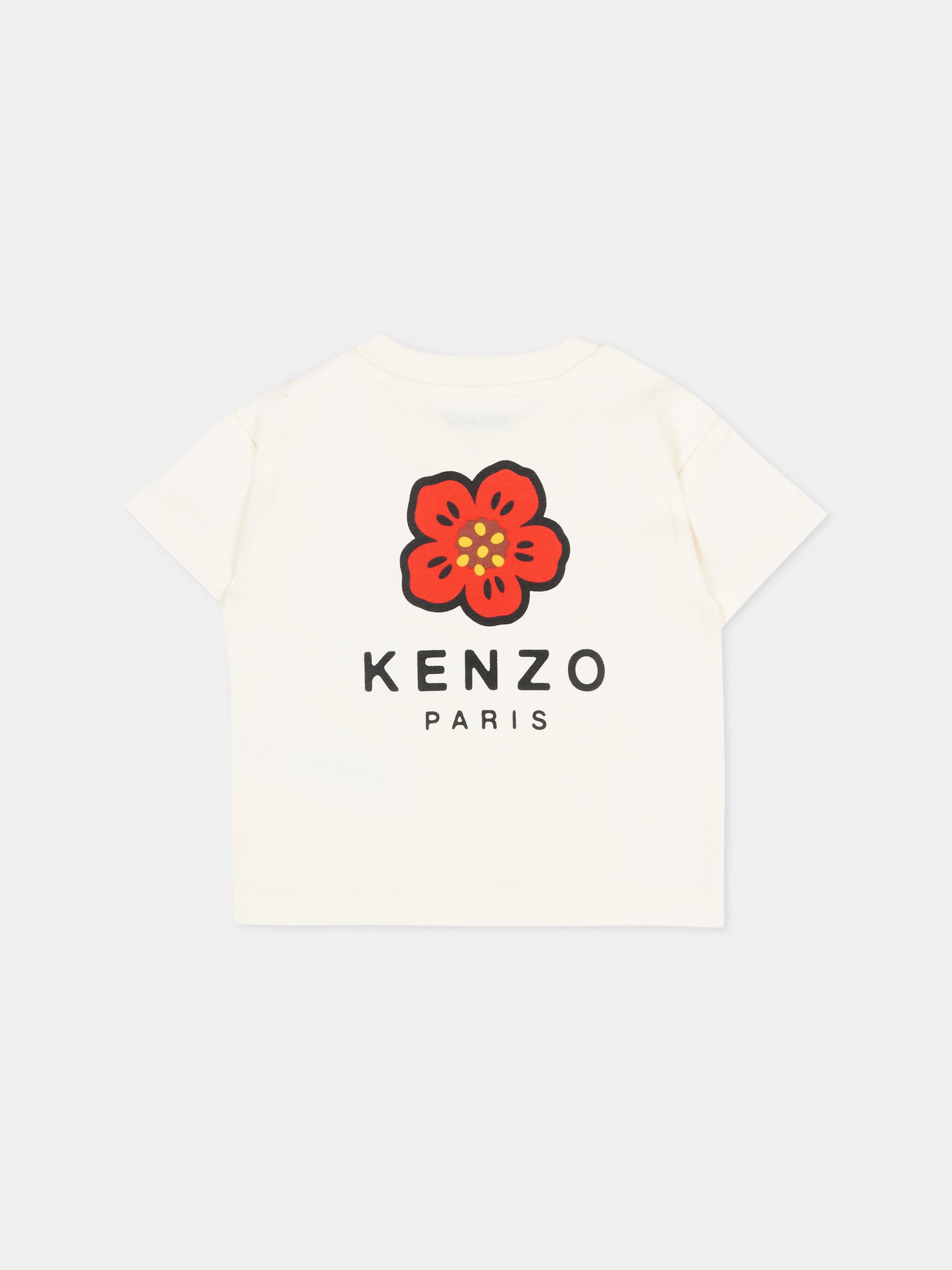 Completo sportivo rosa per neonata con boke flower,Kenzo Kids,K61613 43B