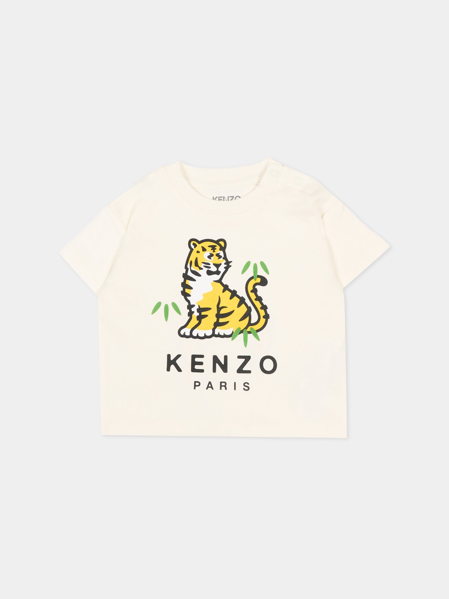Completo sportivo avorio con logo Tiger,Kenzo Kids,K61617 117