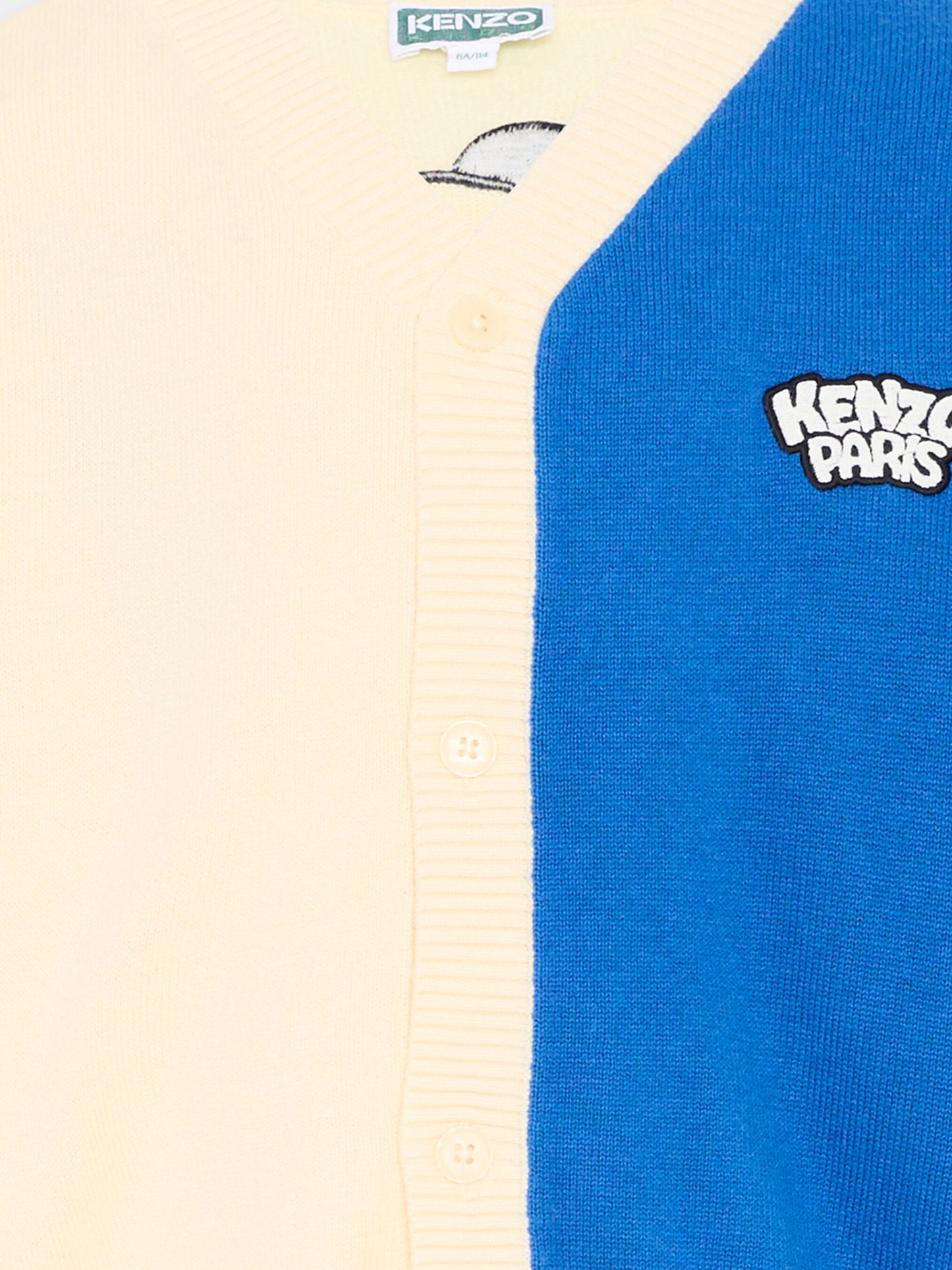 Cardigan multicolor per bambino con logo,Kenzo Kids,K61723 208