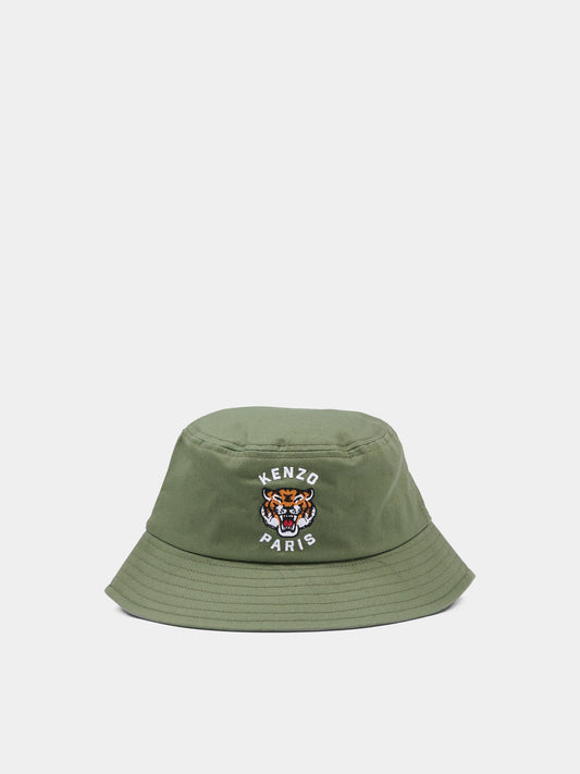 Cloche verde per bambini con Lucky Tiger,Kenzo Kids,K61830 64B