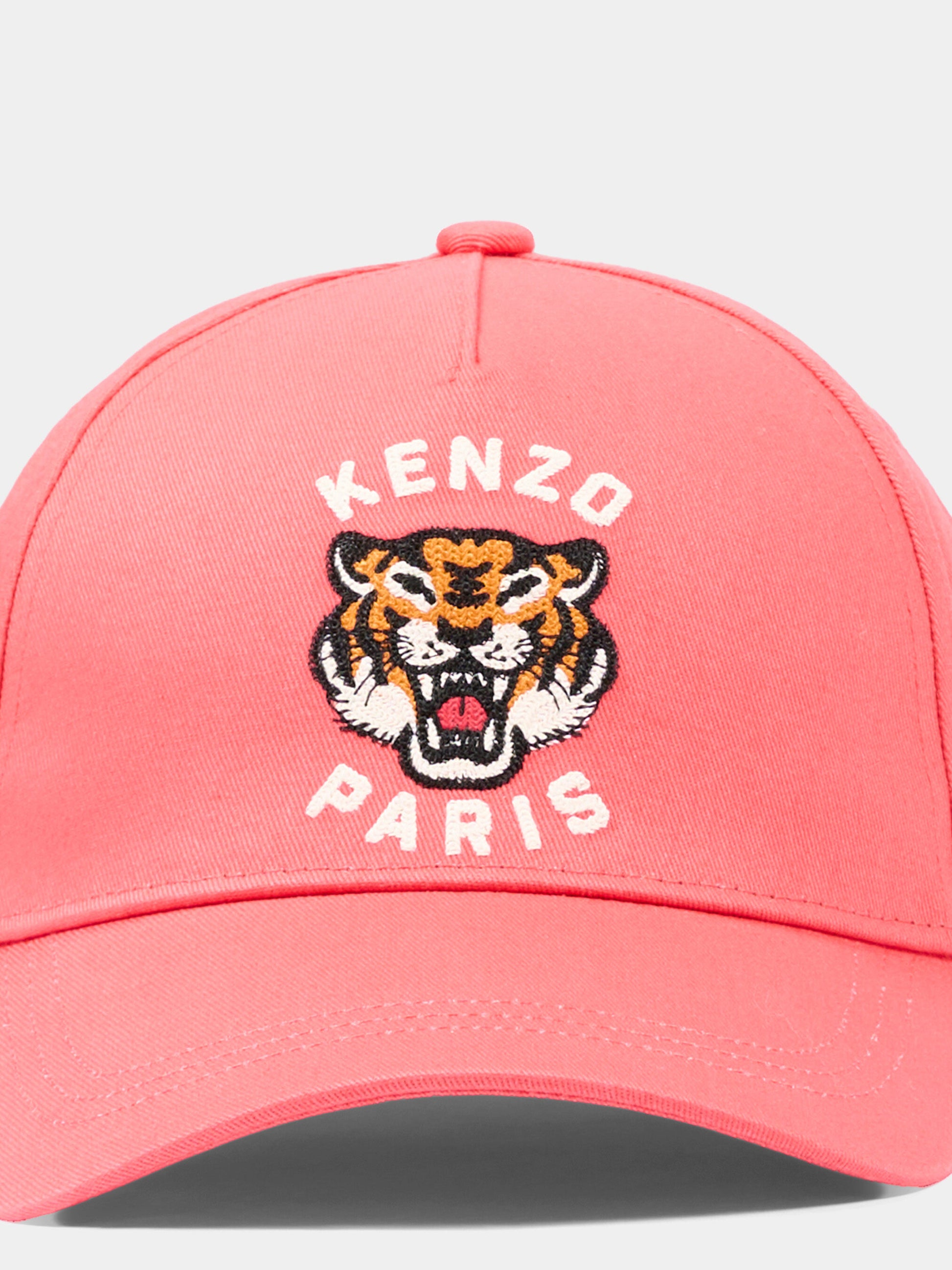 Cappello rosso per bambini con logo Tiger,Kenzo Kids,K61831 976